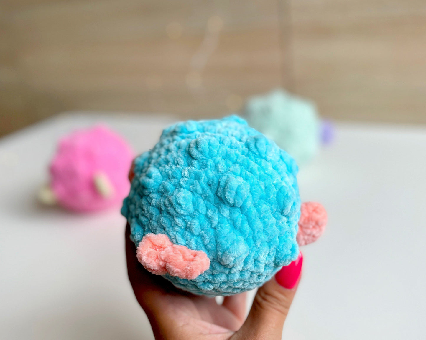 Fish Crochet PATTERN, No-Sew Puffer Fish Amigurumi Plushie, Cute Sea Creature, Plush Baby Toy, Kawaii Blowfish, Easy Beginner-Friendly PDF