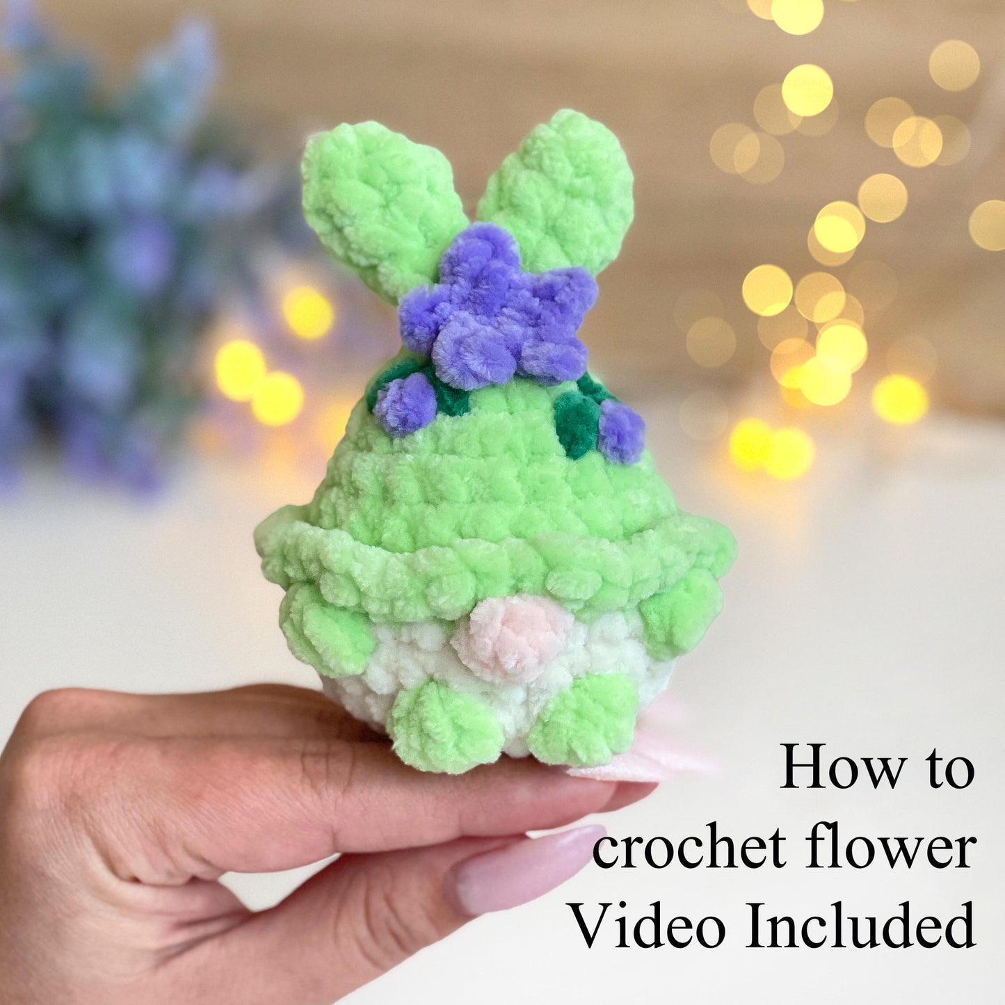 Gnome Crochet Pattern 3-in-1 - Low Sew