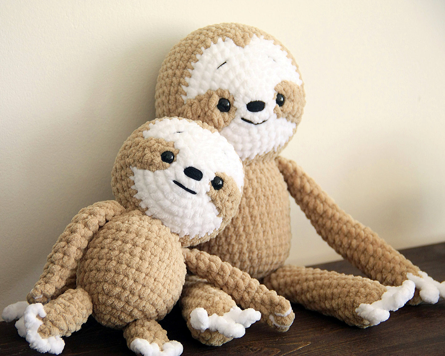 Mom & baby Sloth CROCHET PATTERN
