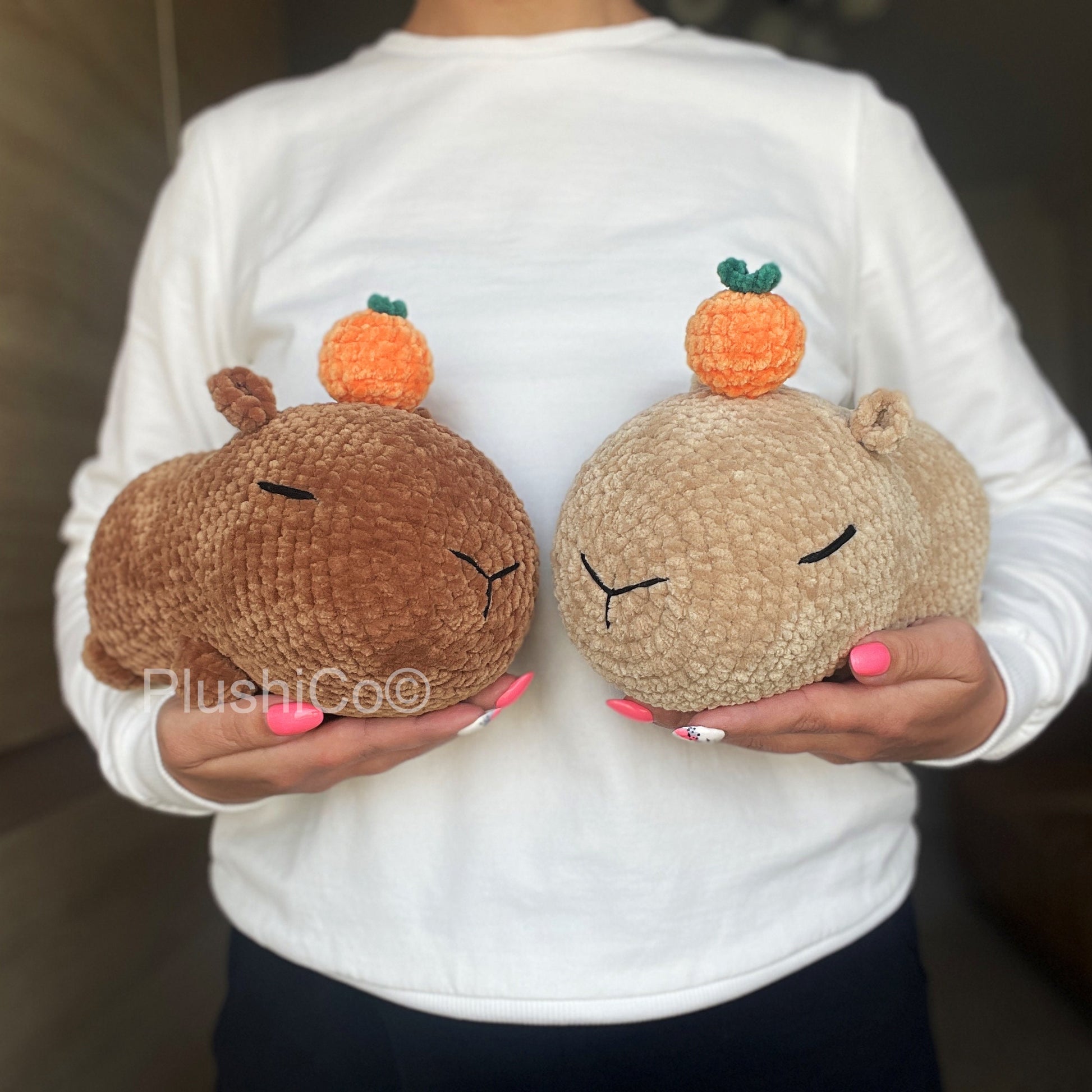 Capybara CROCHET PATTERN, Amigurumi Plushie, Low Sew beginner amigurumi, Cute Stuffed Animal, Plush Baby Toy, Digital amigurumi tutorial PDF