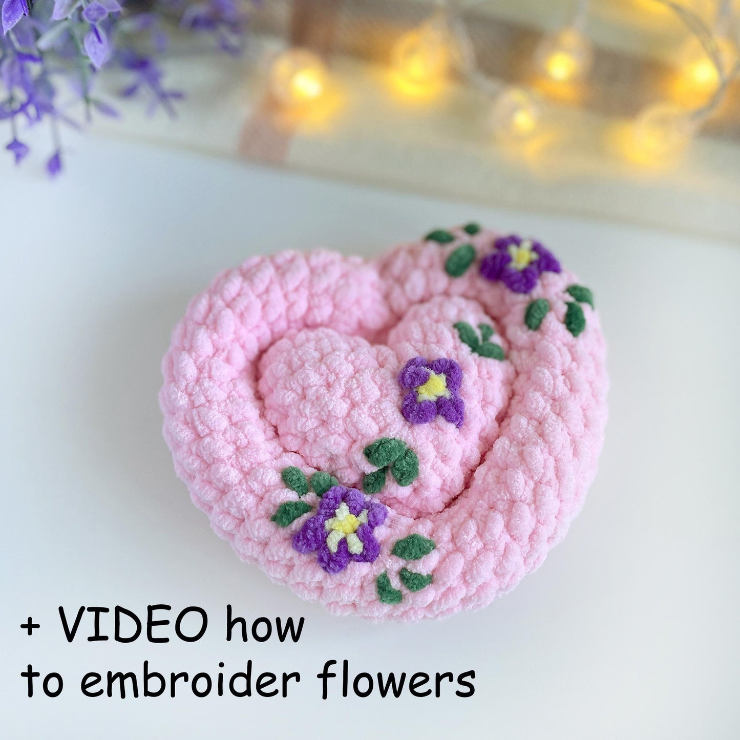 Matching Hearts CROCHET PATTERN - Low Sew
