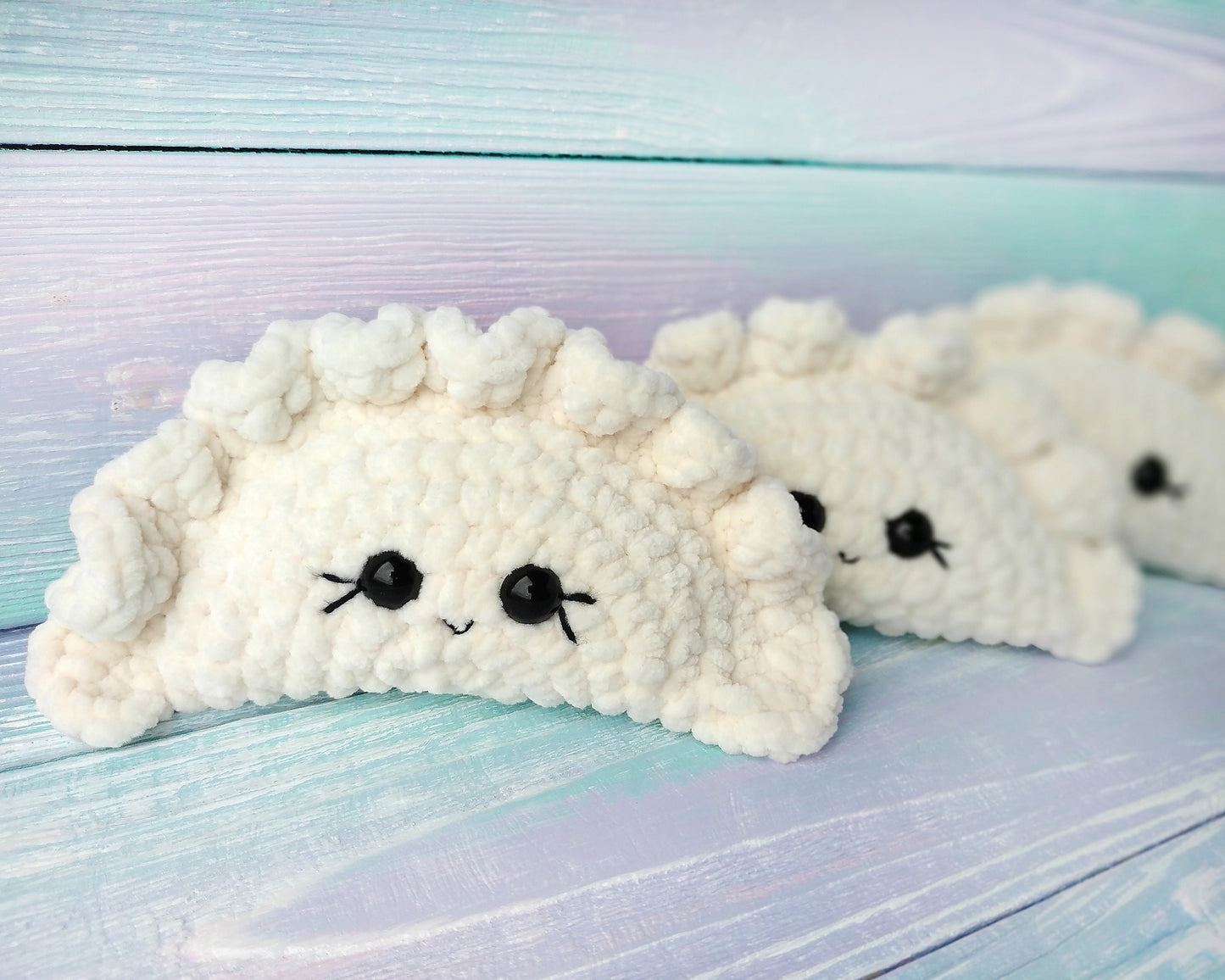 Dumpling (Pierogi) Crochet Pattern - NO SEW