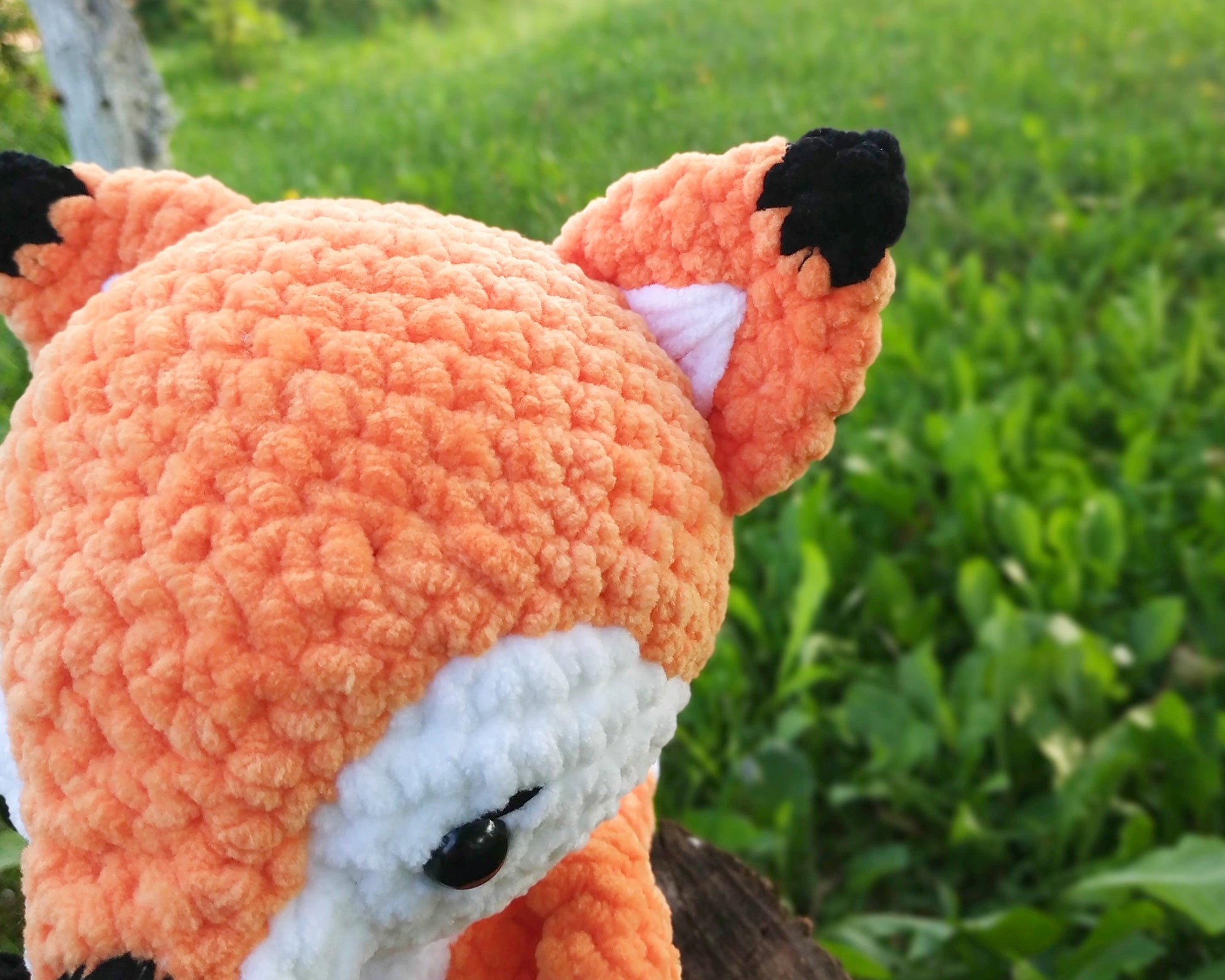 Fox Crochet PATTERN, Amigurumi Woodland Animals, Stuffed Plush Toy, Chunky yarn PDF, Nursery Decor Plushie, Baby Shower Handmade Gift Idea