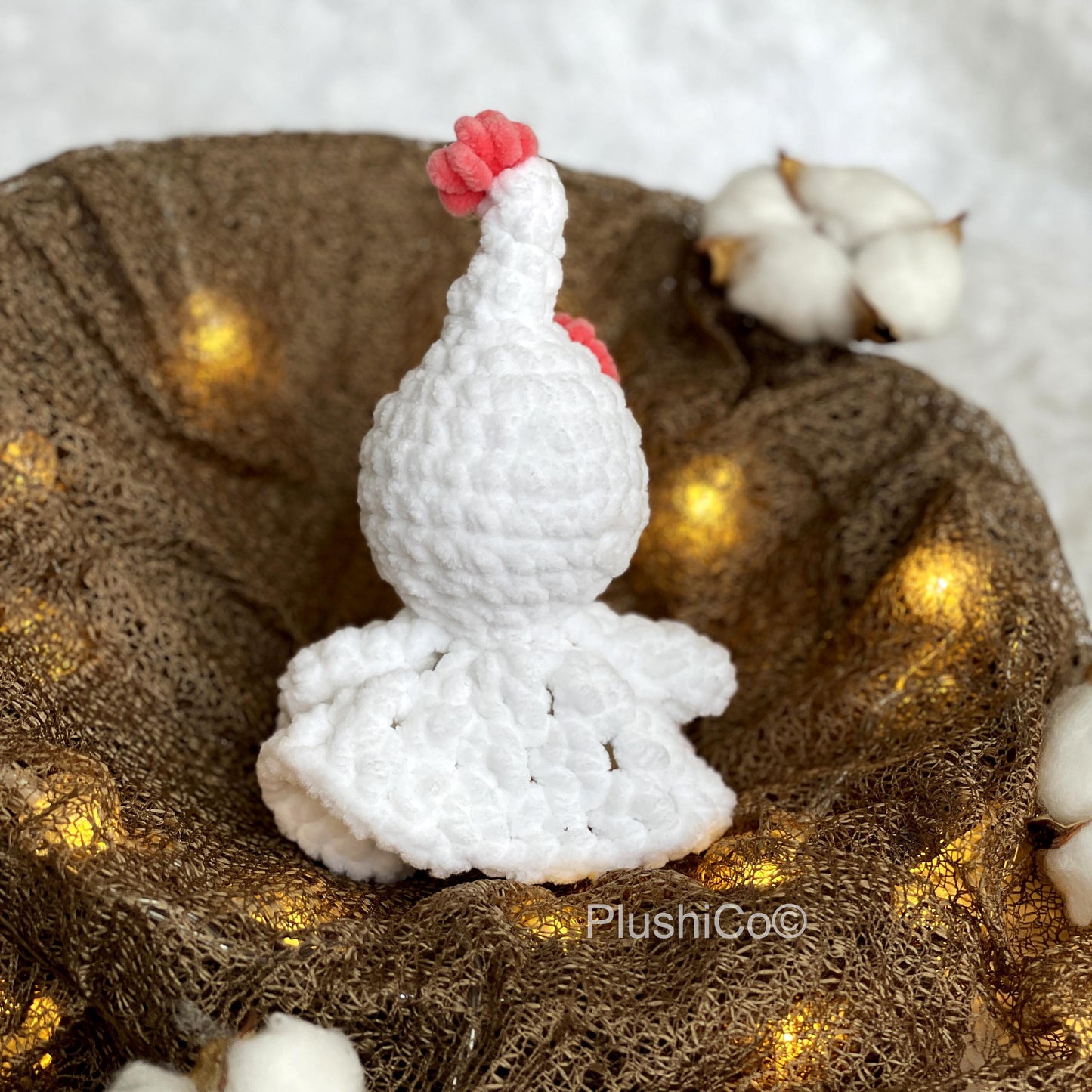 Flower Ghost Crochet PATTERN - No Sew