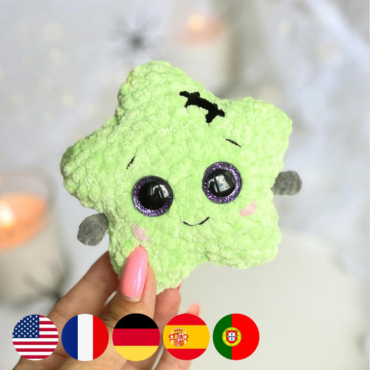 Halloween Star CROCHET PATTERN - Low Sew