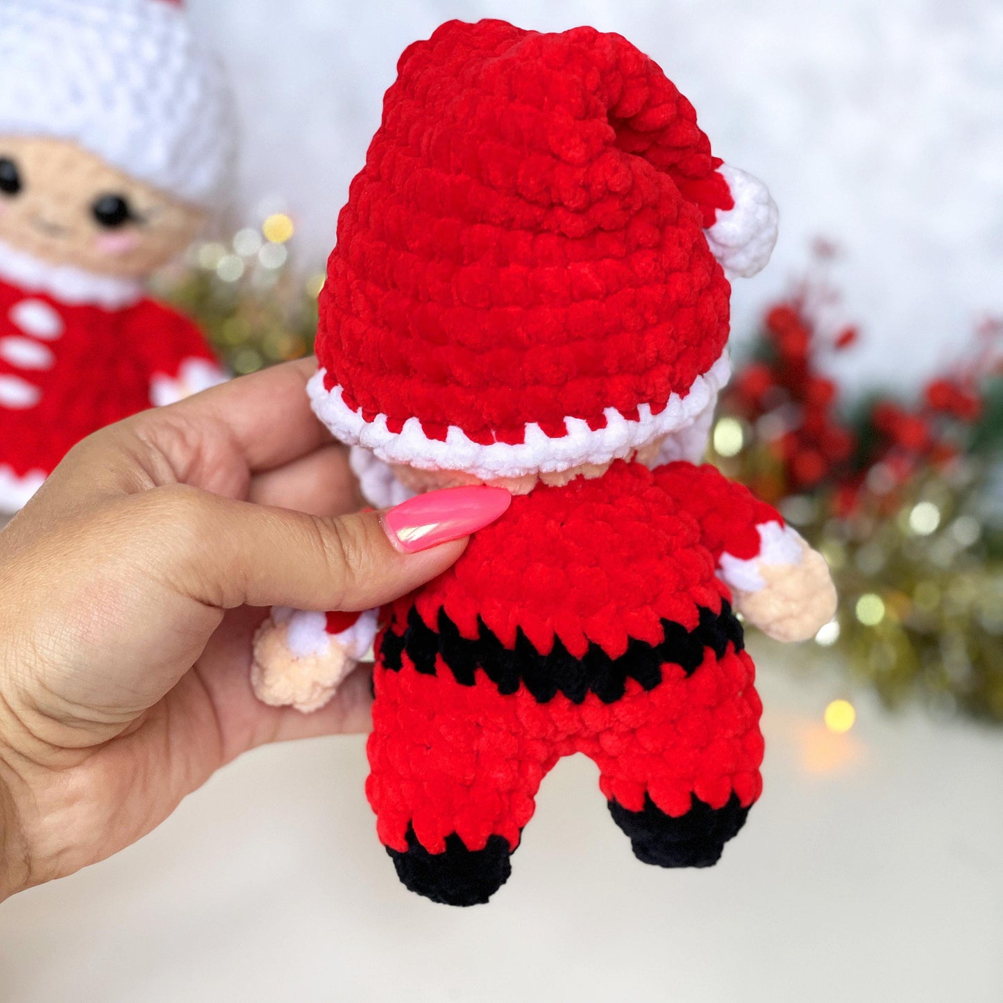 Santa & Mrs. Claus Crochet PATTERNS - Low Sew