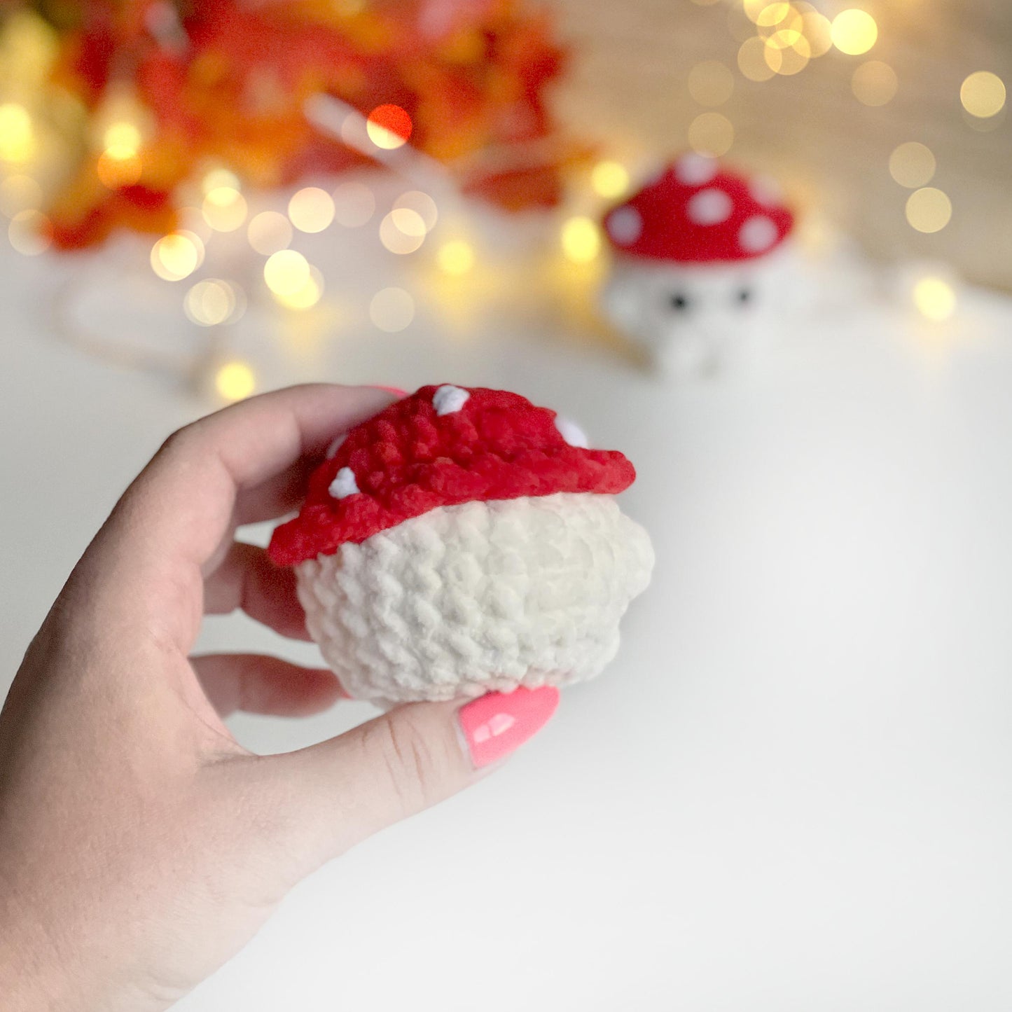 Mushroom Crochet PATTERN - No Sew