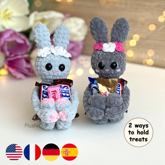 Bunny Candy Holder Crochet Pattern