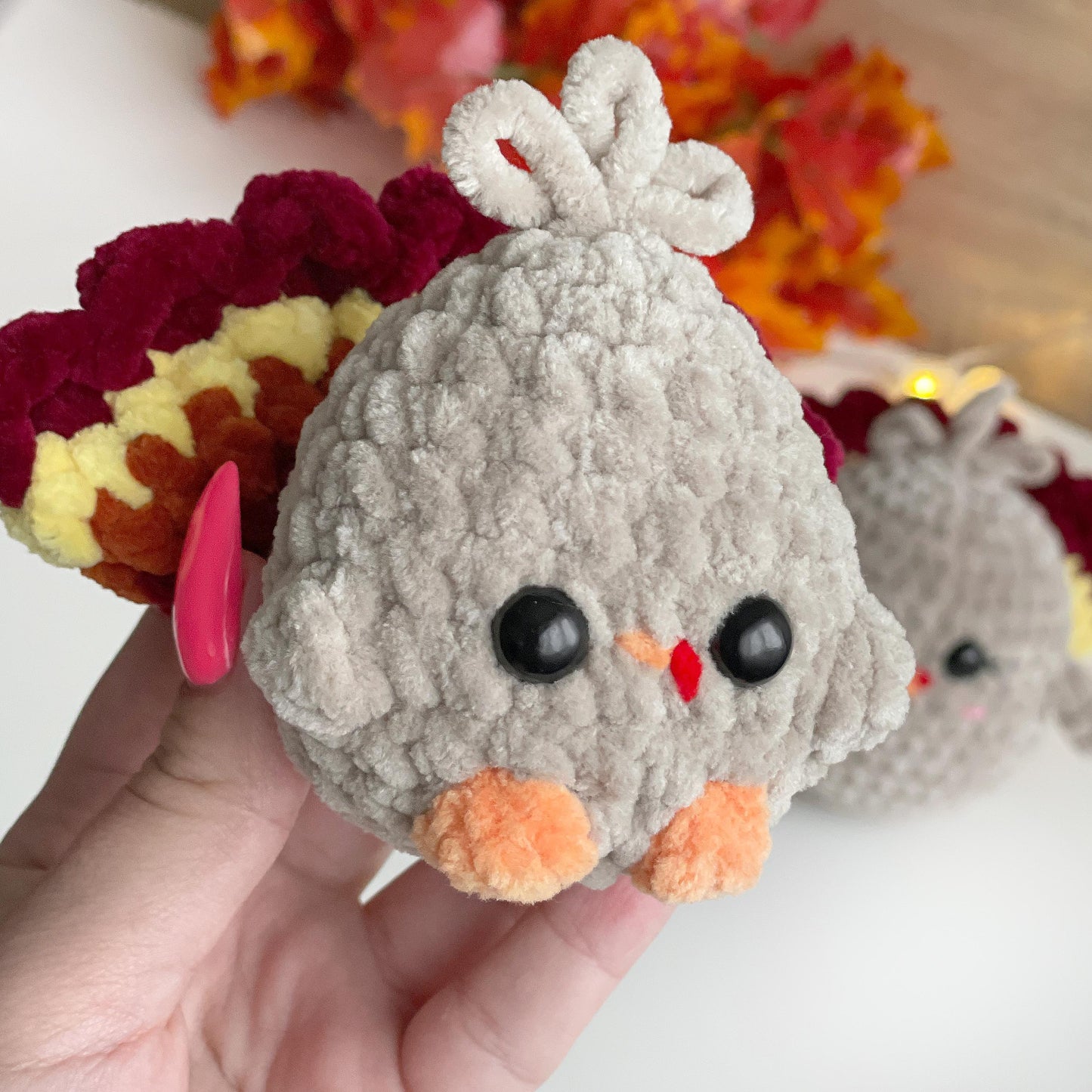 Turkey Crochet PATTERN 2-in-1 - Low Sew