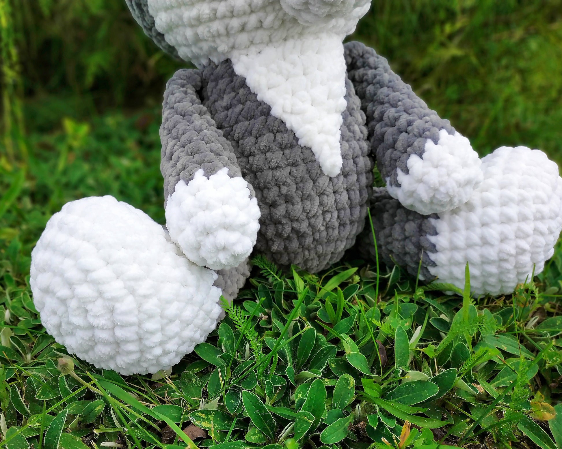 Wolf CROCHET PATTERN, Giant Amigurumi, Woodland Plush Animal, Extra Large Plushie, Cute Baby Toy, Chunky Yarn PDF Tutorial, Nursery decor