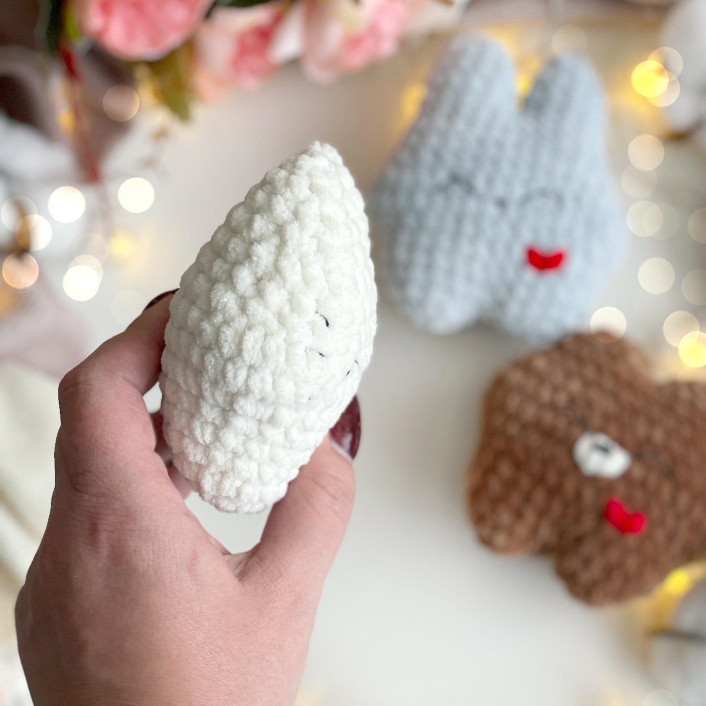 Bunny, Bear, Cat Crochet Patterns 3-in-1 - No Sew