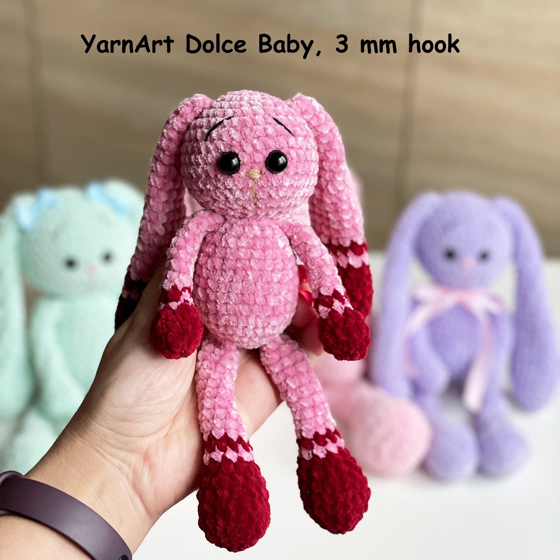 Bunny CROCHET PATTERN, Amigurumi Easter Rabbit, Low Sew Easy PDF beginner Tutorial, Giant Plush Baby Toy, Stuffed Animal, Handmade Diy gift