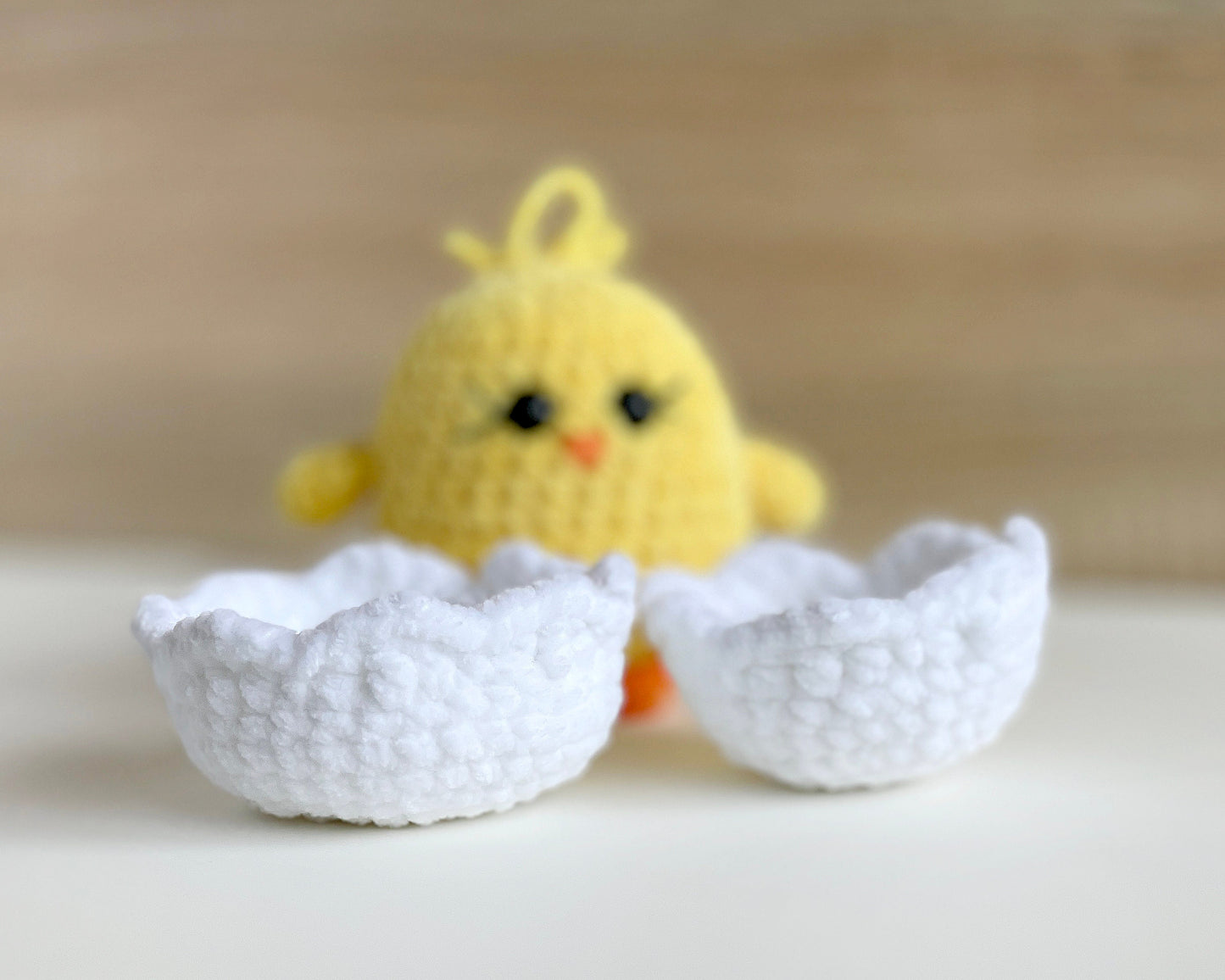 Chicken in Egg CROCHET PATTERN - No Sew