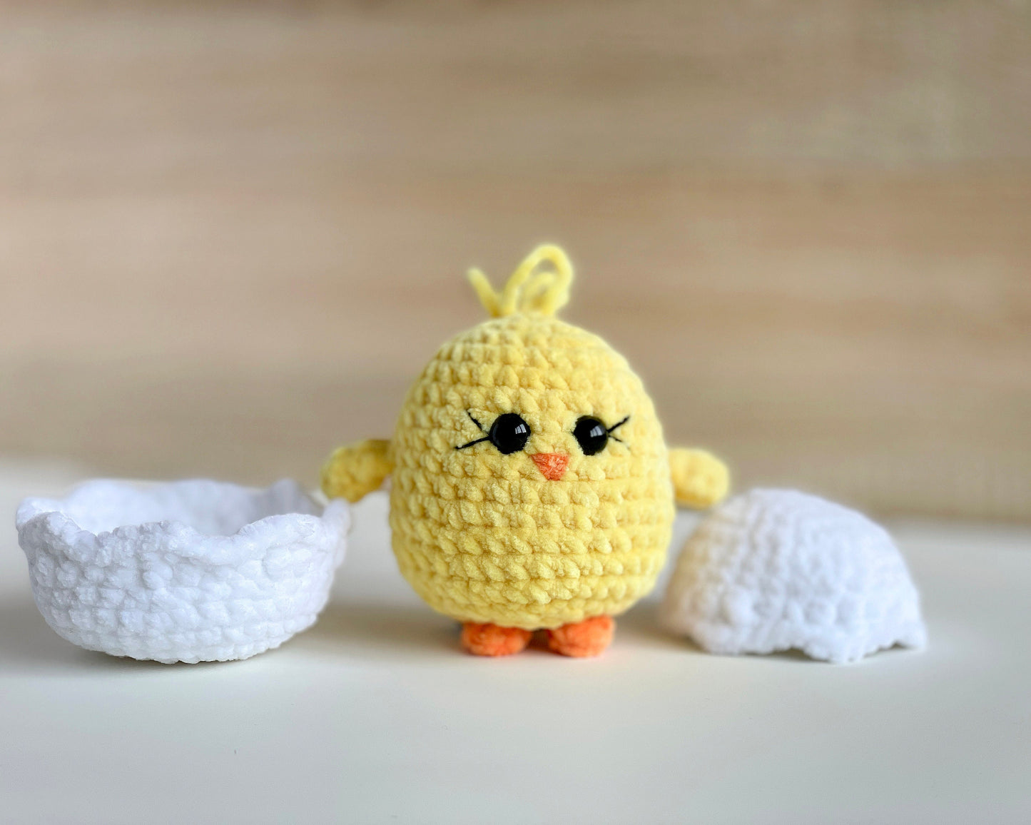 Chicken in Egg CROCHET PATTERN - No Sew