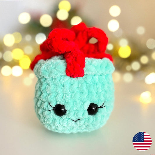 Gift Box CROCHET PATTERN - Low Sew