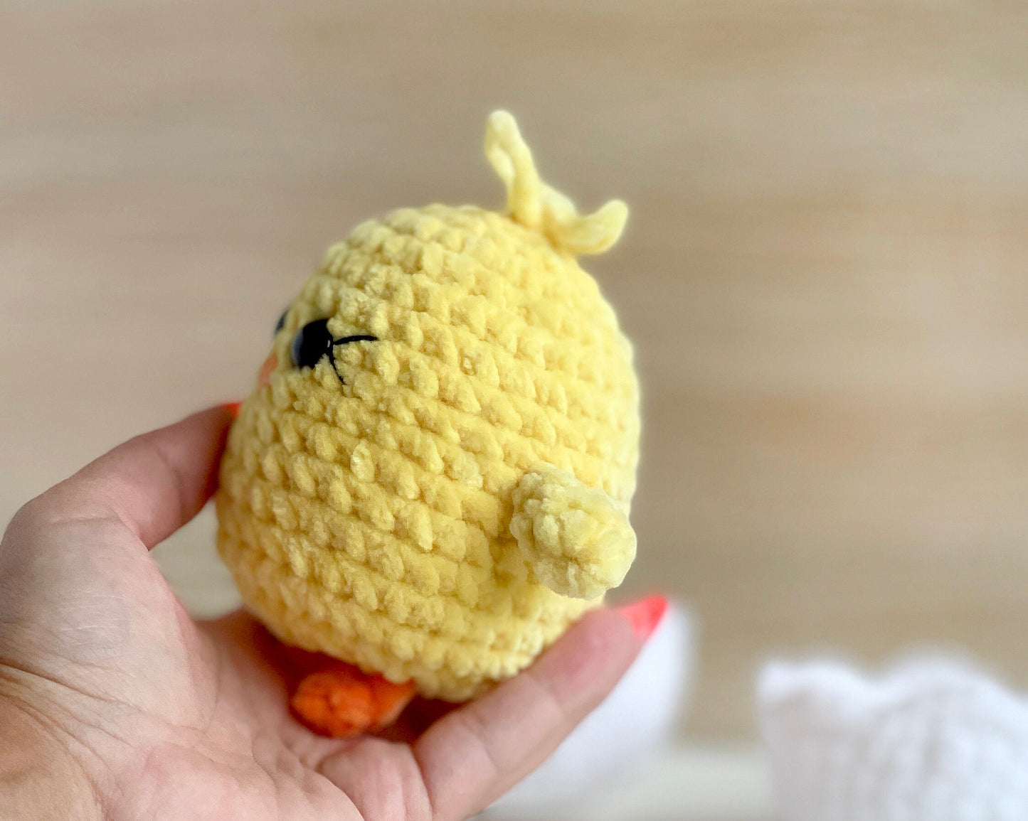 Chicken in Egg CROCHET PATTERN - No Sew