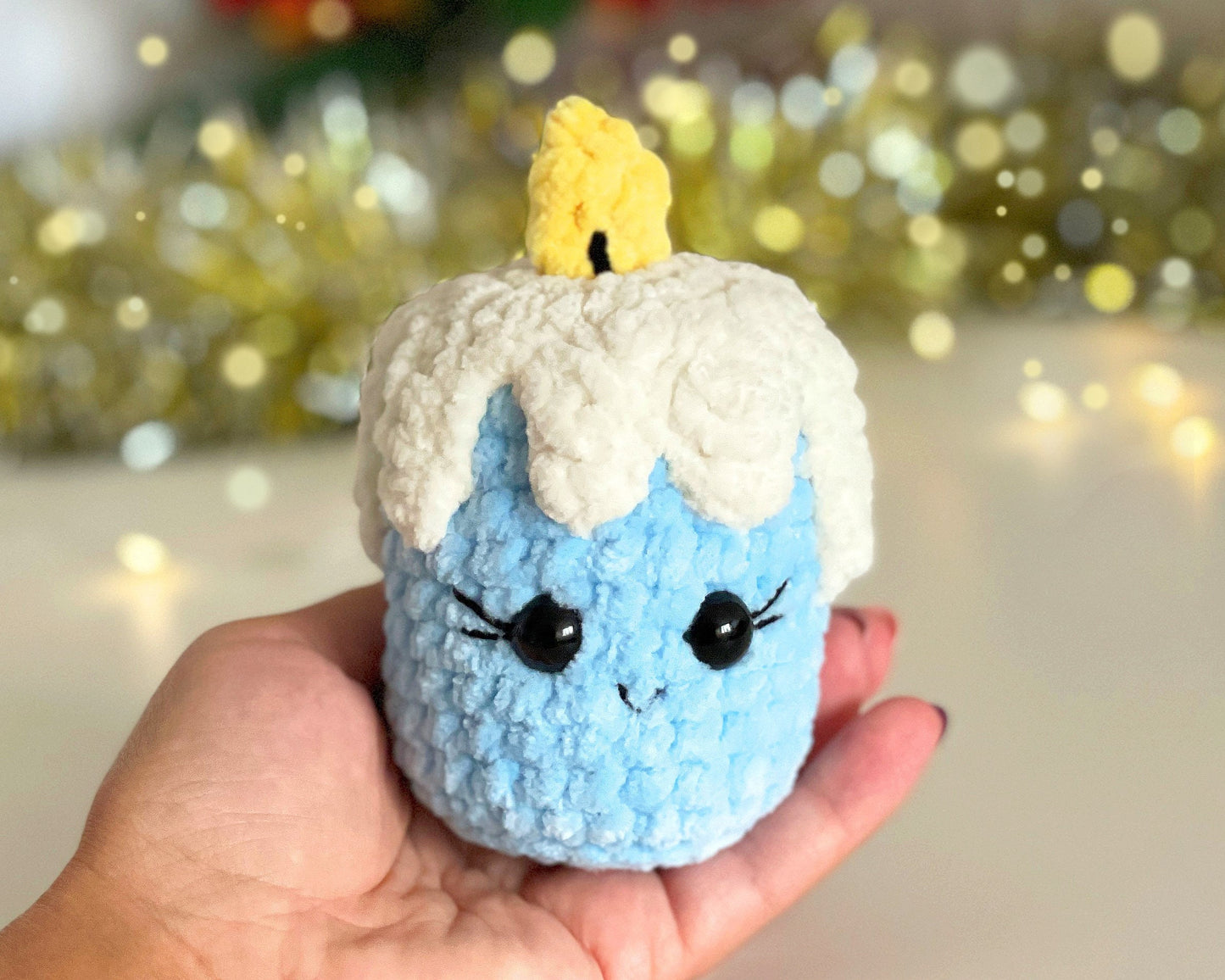 Candle CROCHET PATTERN - Low Sew