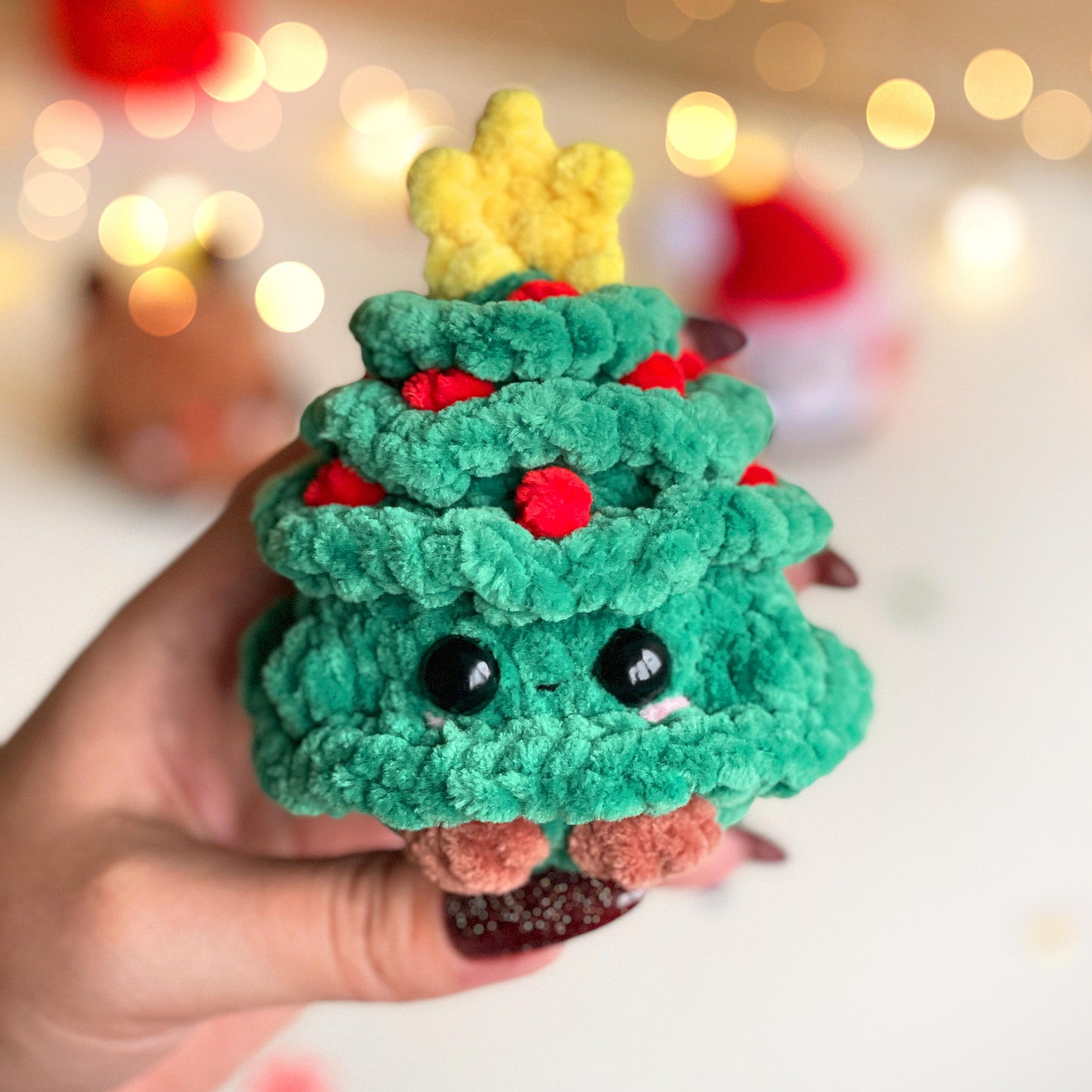 Crochet Christmas Patterns 3-in-1, Low/No Sew