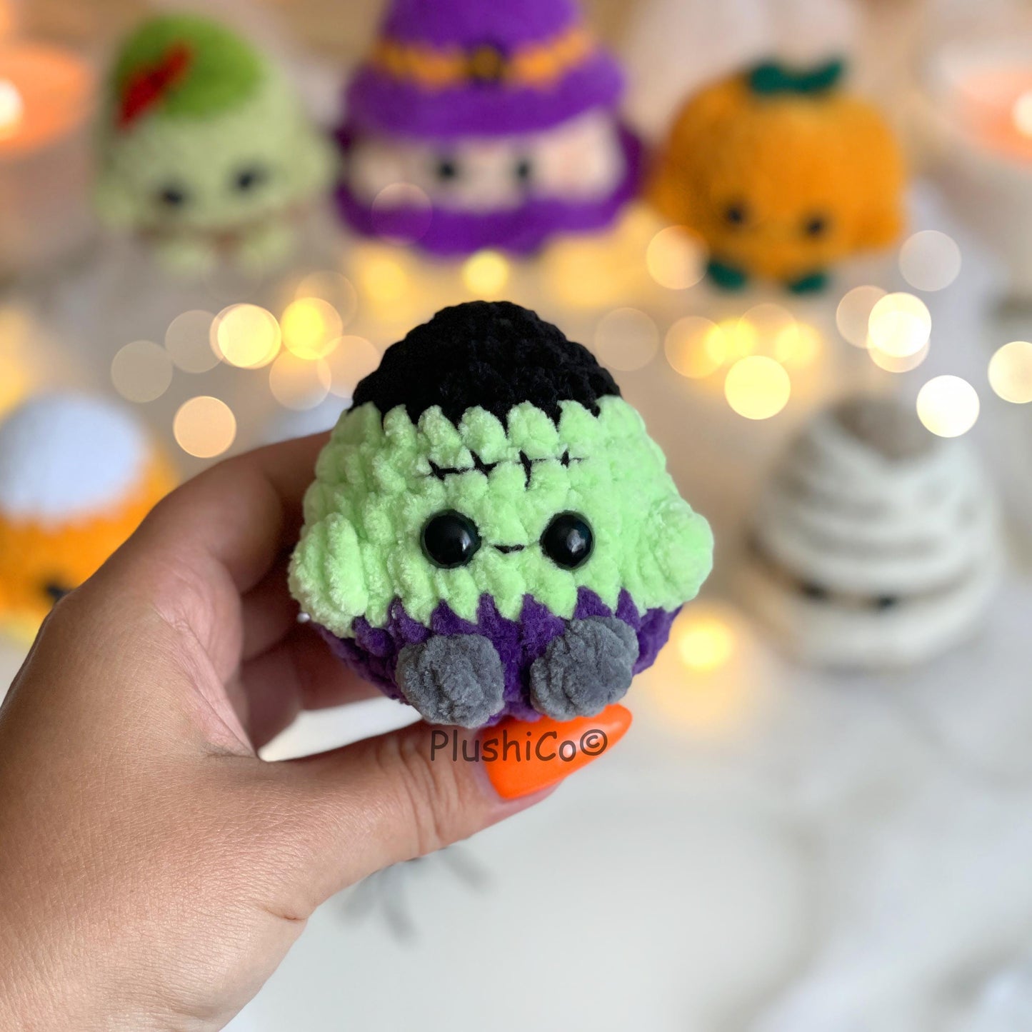 Halloween Crochet Pattern Bundle 7-in-1, Low/No Sew