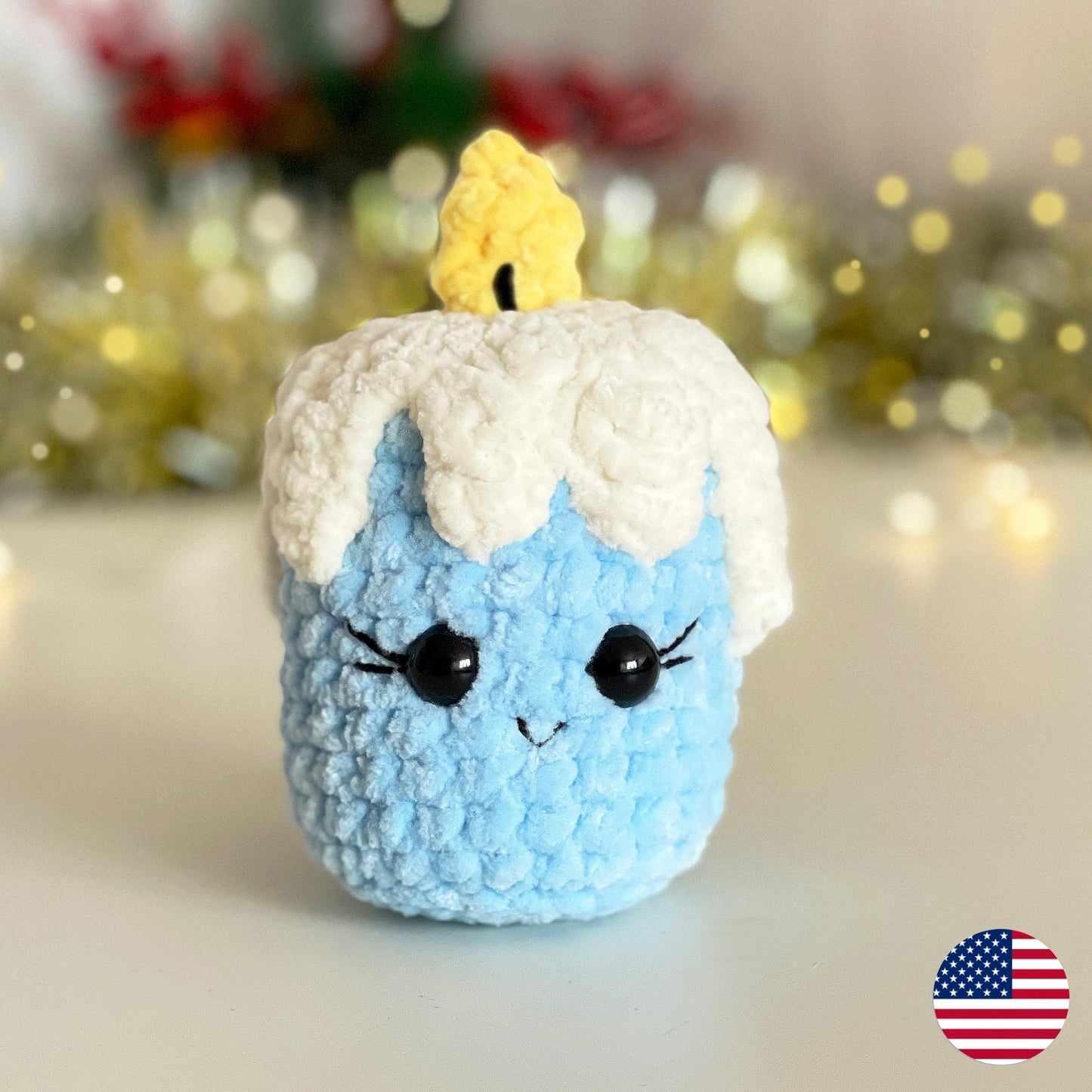 Candle CROCHET PATTERN - Low Sew