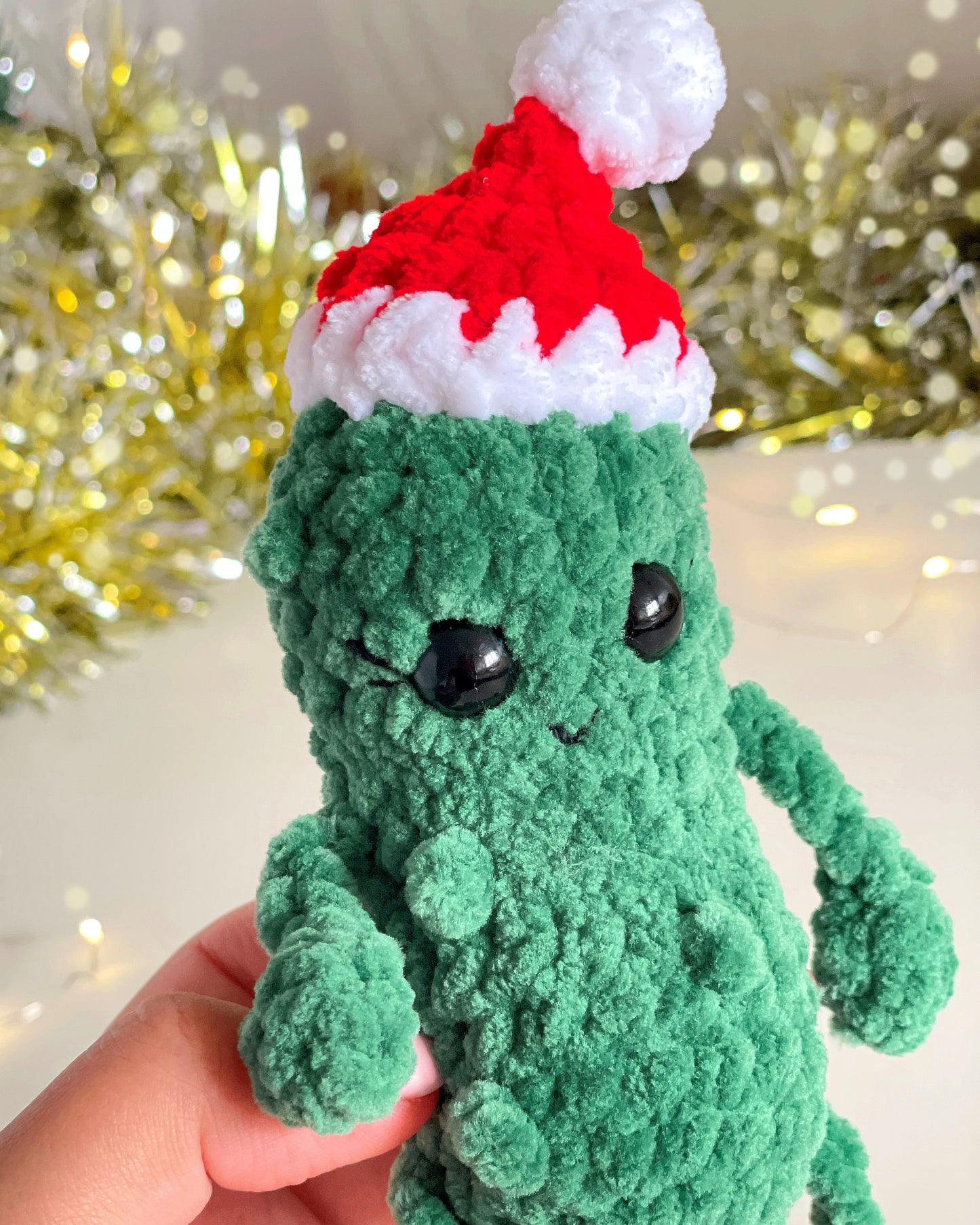Christmas Pickle CROCHET PATTERN - Low Sew