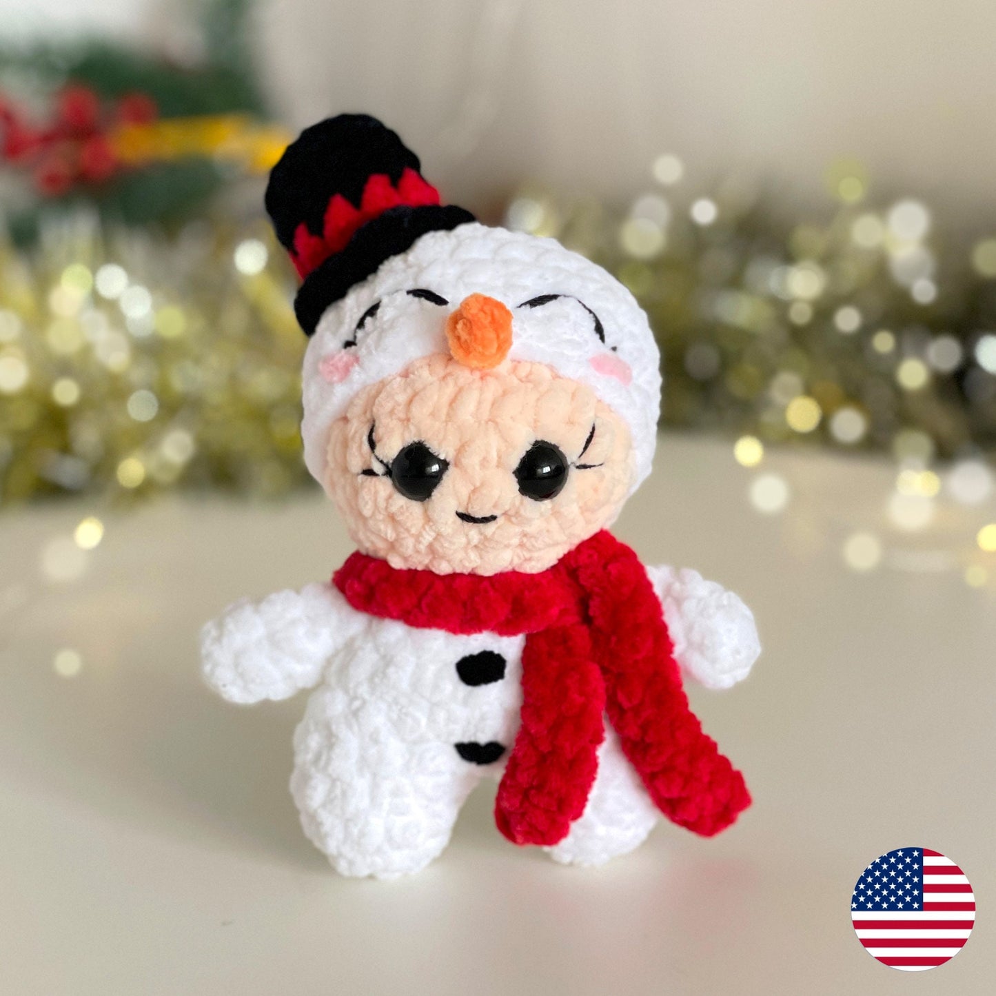 Snowman CROCHET PATTERN