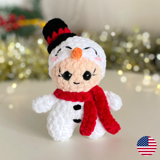 Snowman CROCHET PATTERN