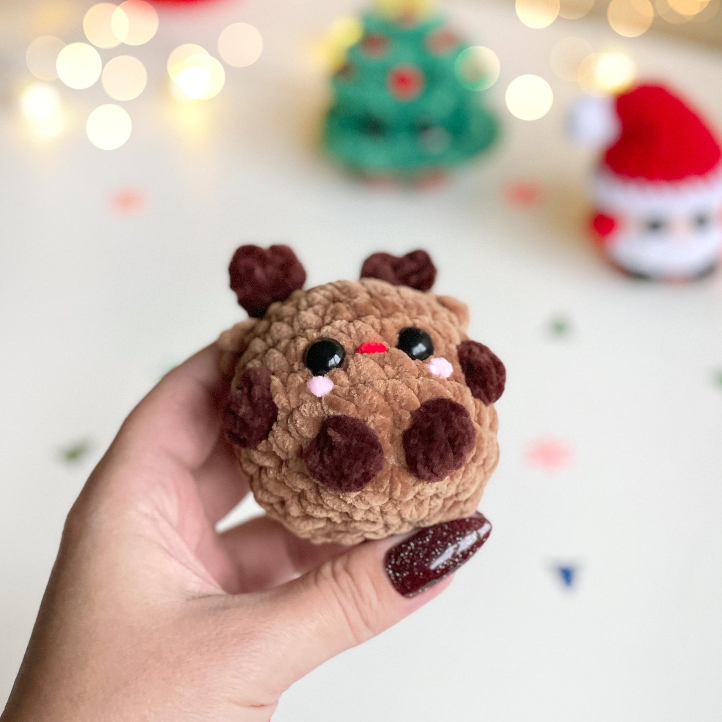Crochet Christmas Patterns 3-in-1, Low/No Sew