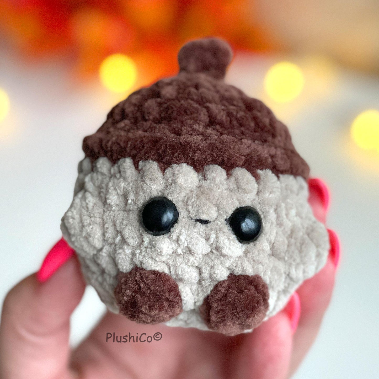 Acorn Crochet PATTERN - No Sew