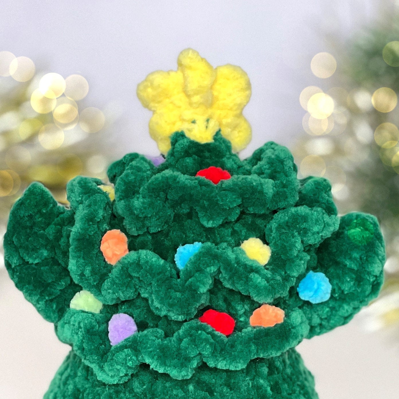 Christmas Tree Squid CROCHET PATTERN - Low Sew