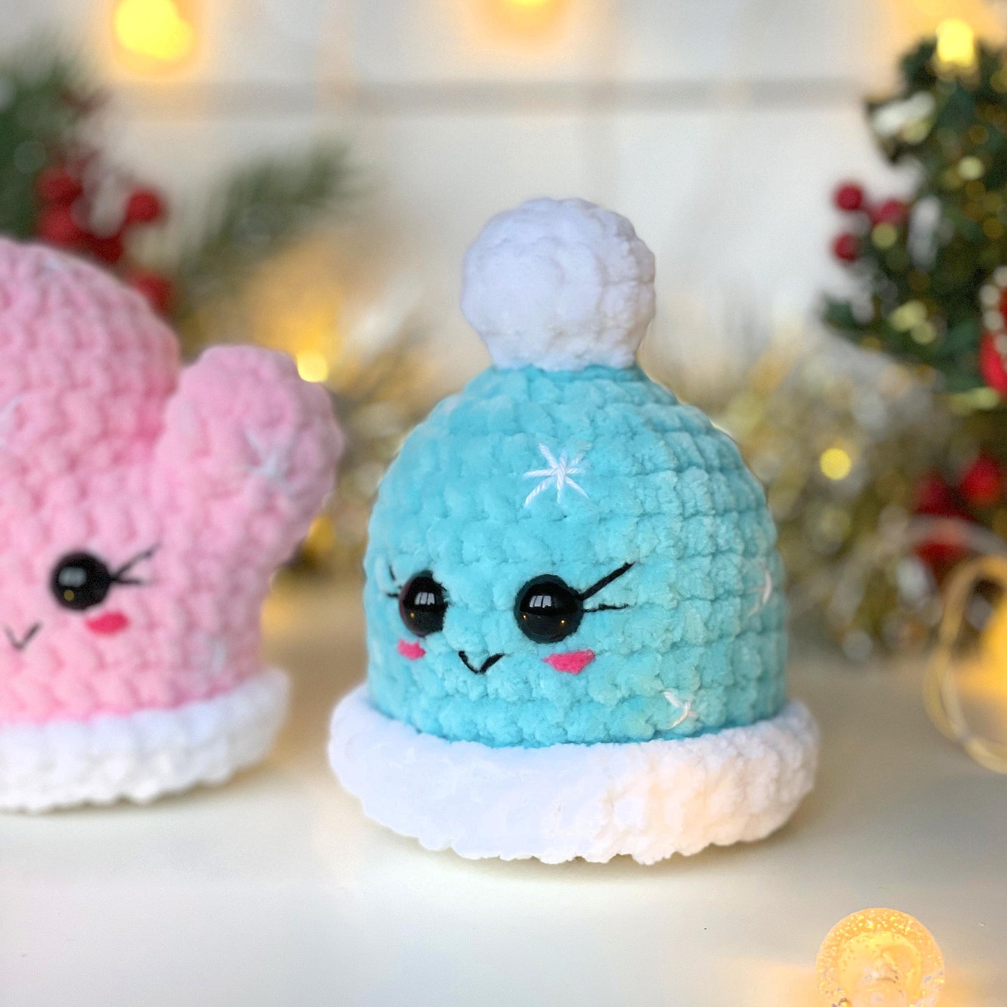 Hat & Mitten CROCHET PATTERNS - No Sew