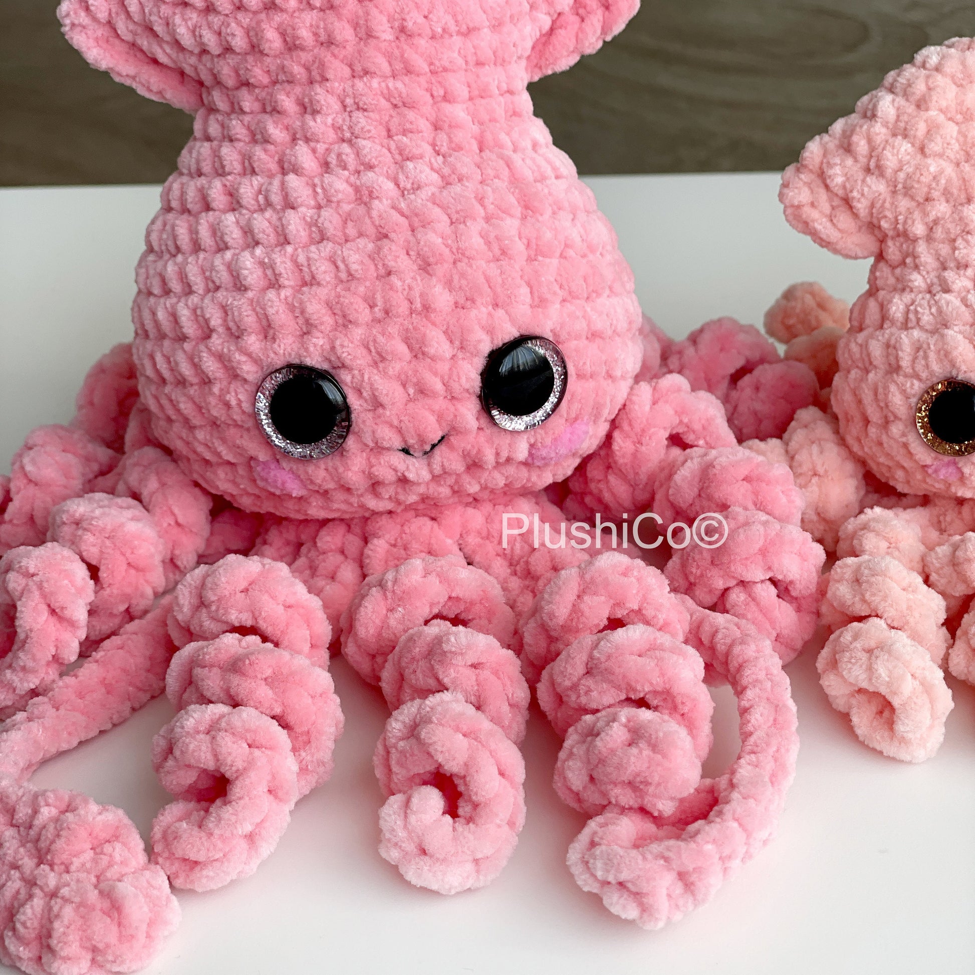 Squid CROCHET PATTERN, Amigurumi 2in1 No Sew PDF, Octopus plush Kawaii Stuffed Animal, Plushie Baby Toy, Easy Crochet Tutorial for Beginners