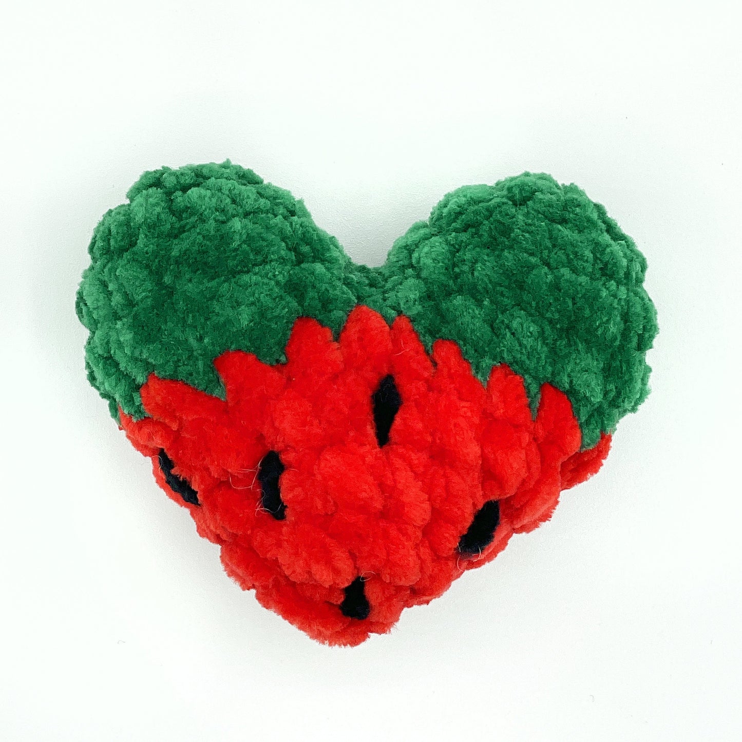 Matching Fruit Hearts CROCHET PATTERN - Low Sew
