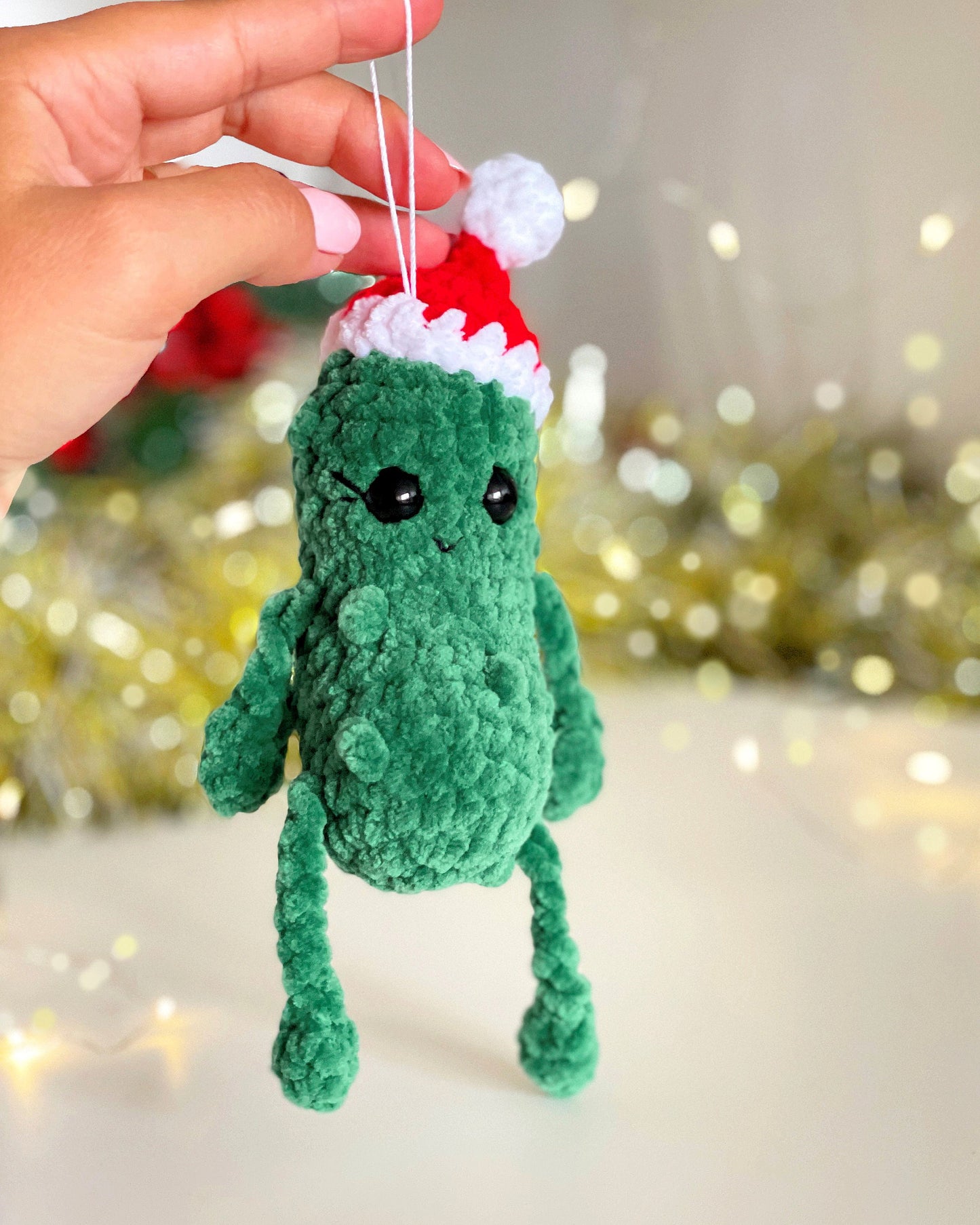 Christmas Pickle CROCHET PATTERN - Low Sew