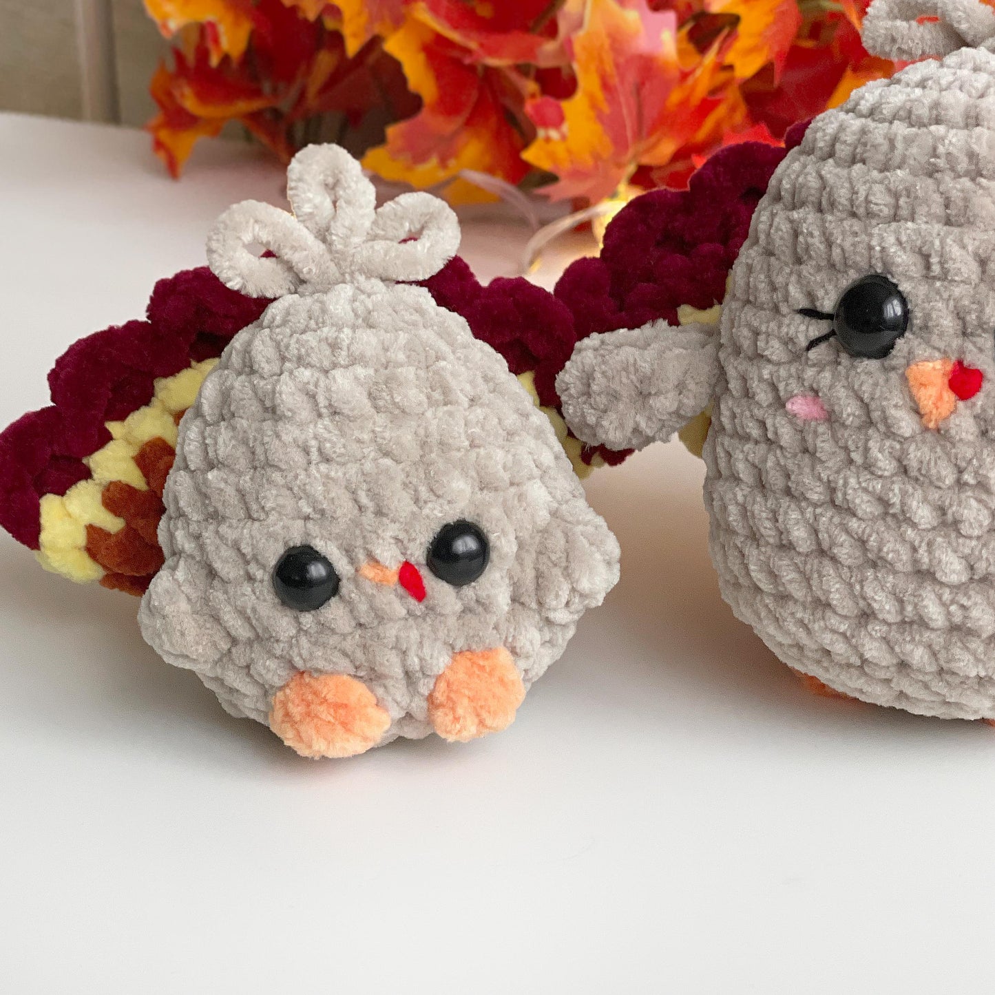 Turkey Crochet PATTERN 2-in-1 - Low Sew