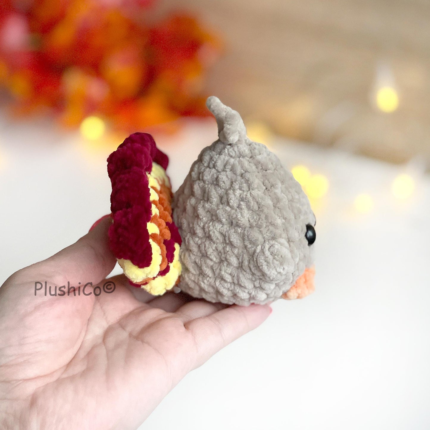 Turkey Crochet PATTERN - Low Sew