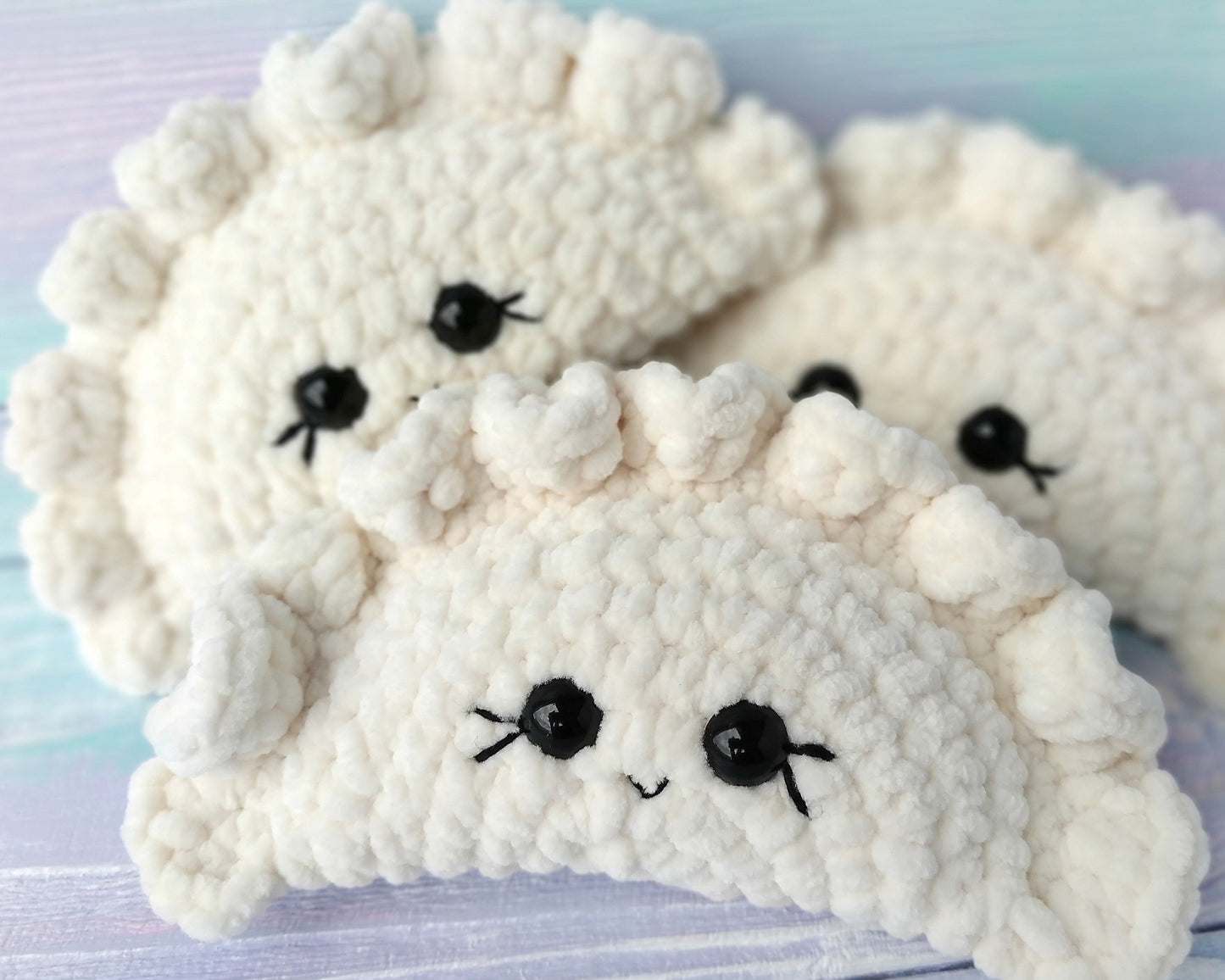 Dumpling (Pierogi) Crochet Pattern - NO SEW