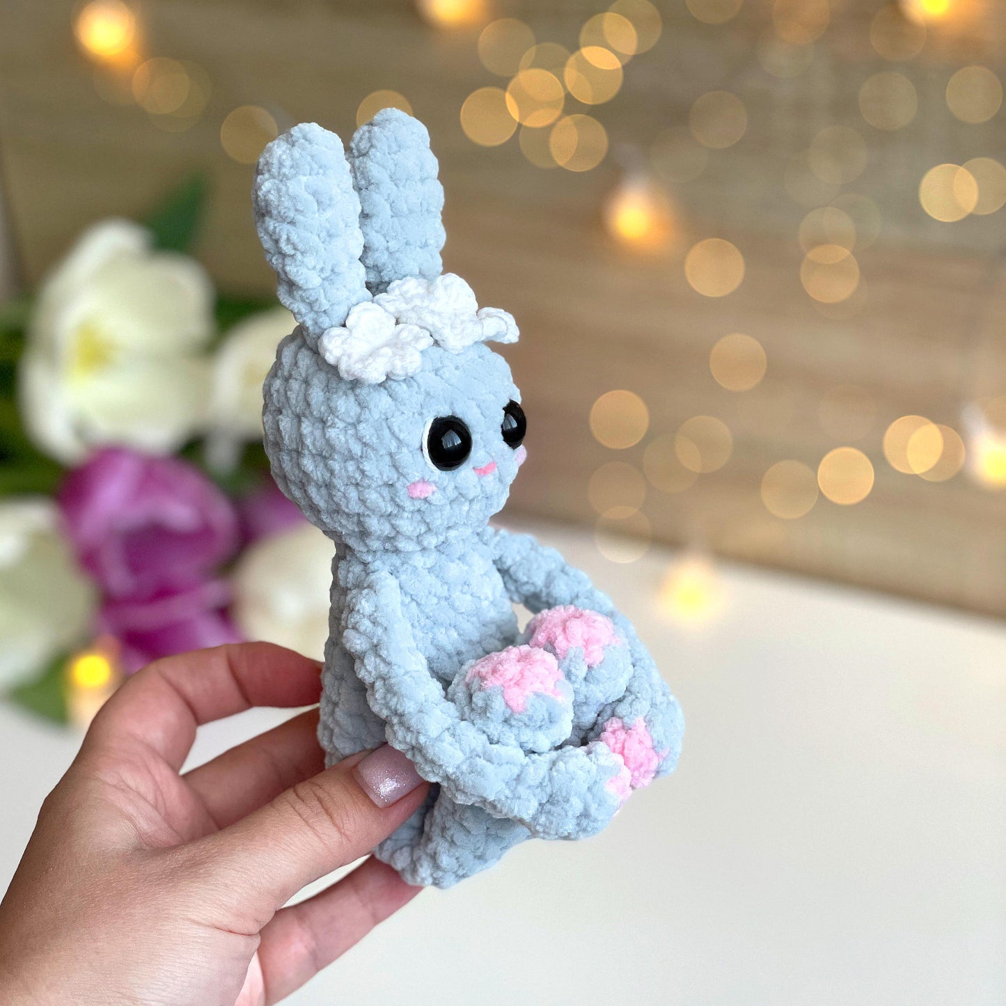 Bunny Candy Holder Crochet Pattern