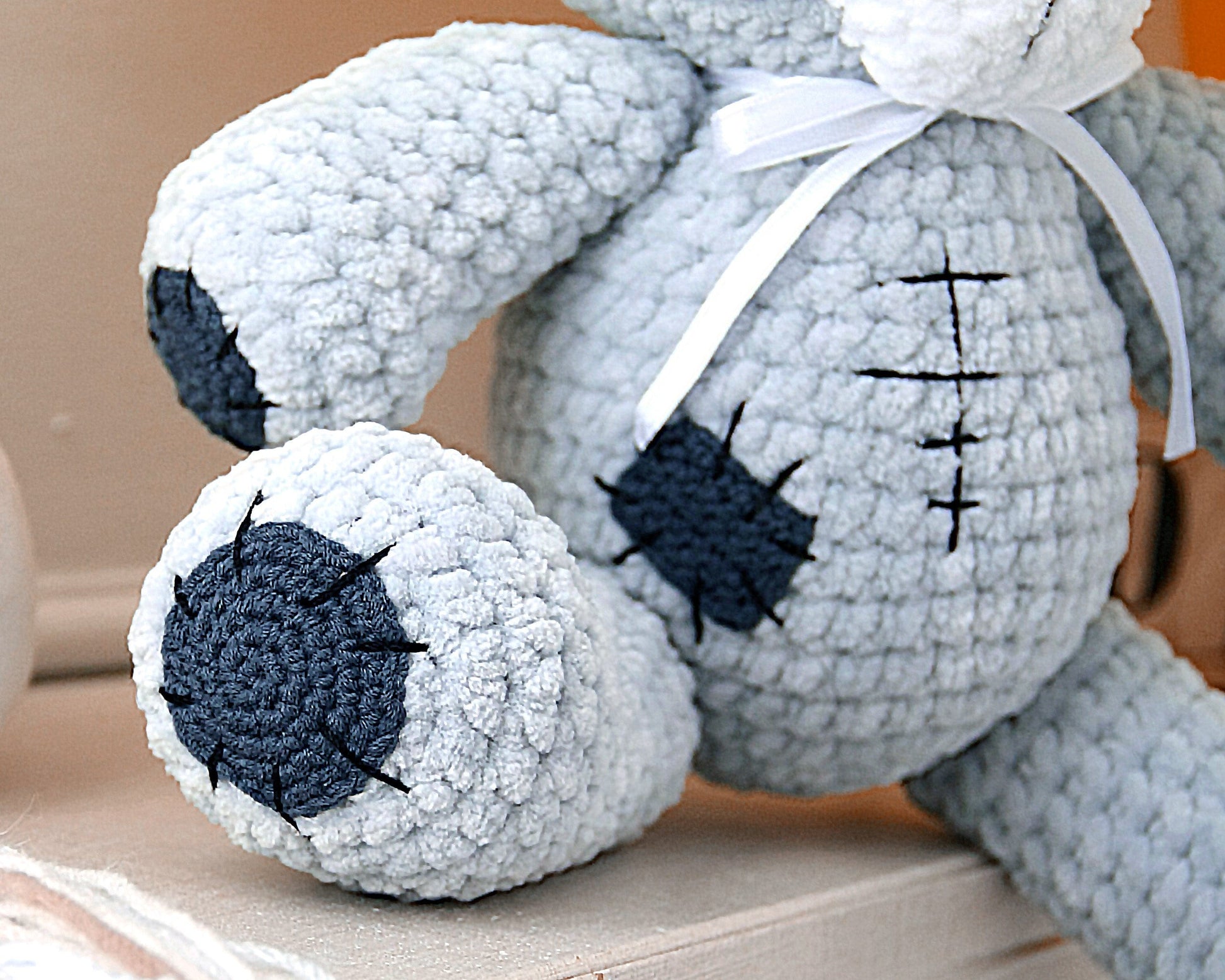 Teddy Bear CROCHET PATTERN, Amigurumi Classic Bear, Plush Stuffed Animal Baby Toy
