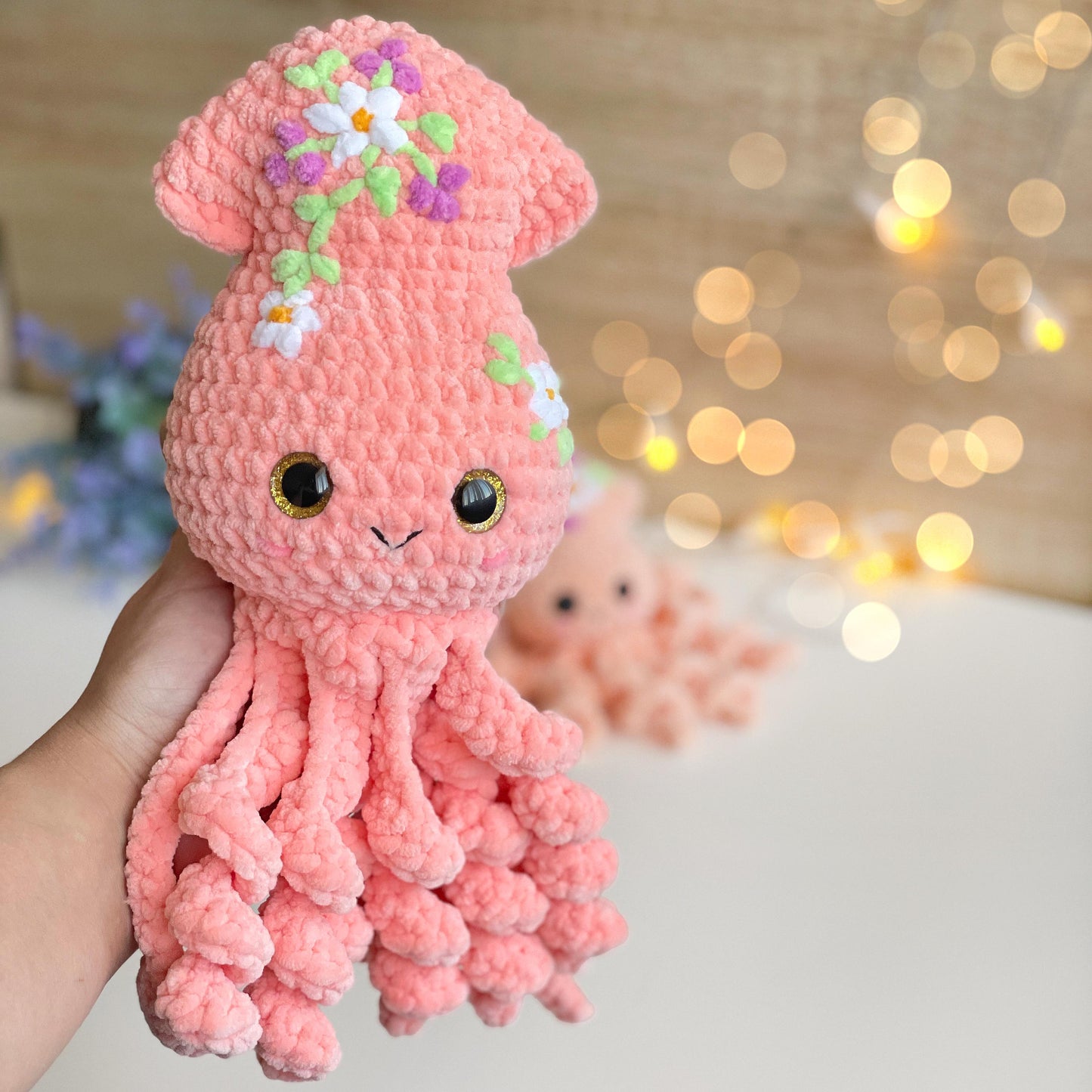 Squid CROCHET PATTERN 2 sizes - No Sew