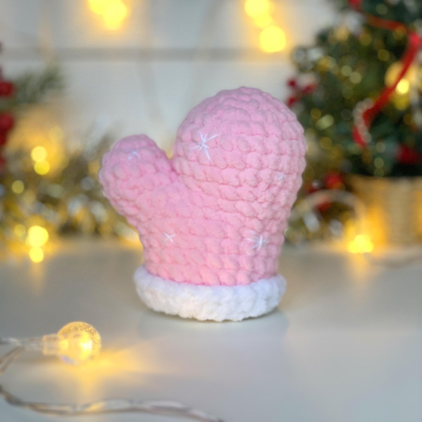 Christmas Mitten CROCHET PATTERN - No Sew