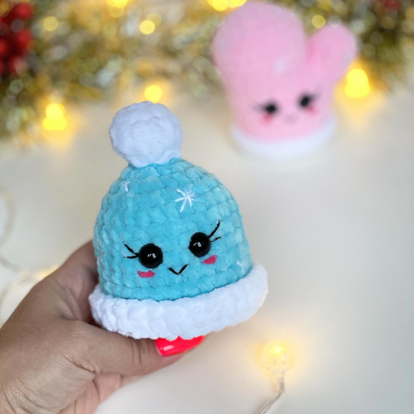 Hat & Mitten CROCHET PATTERNS - No Sew