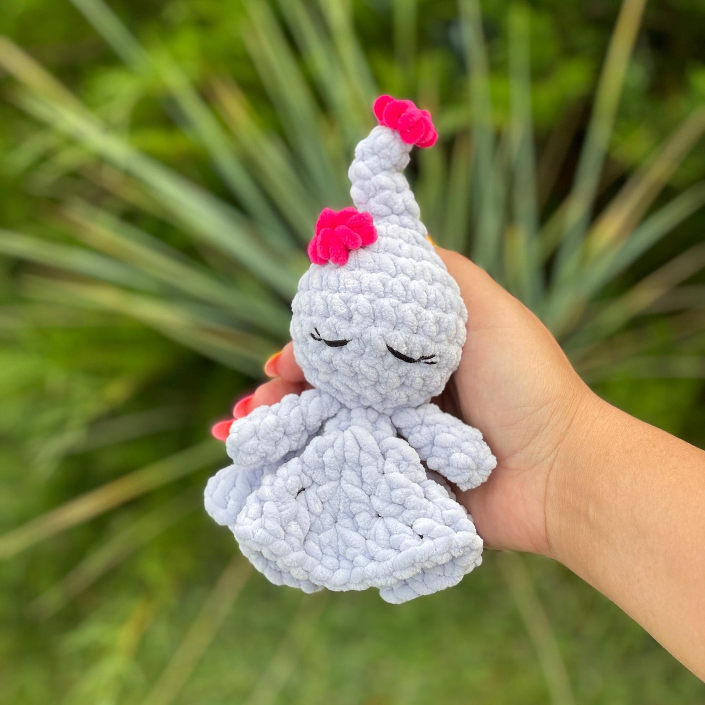 Flower Ghost Crochet PATTERN - No Sew