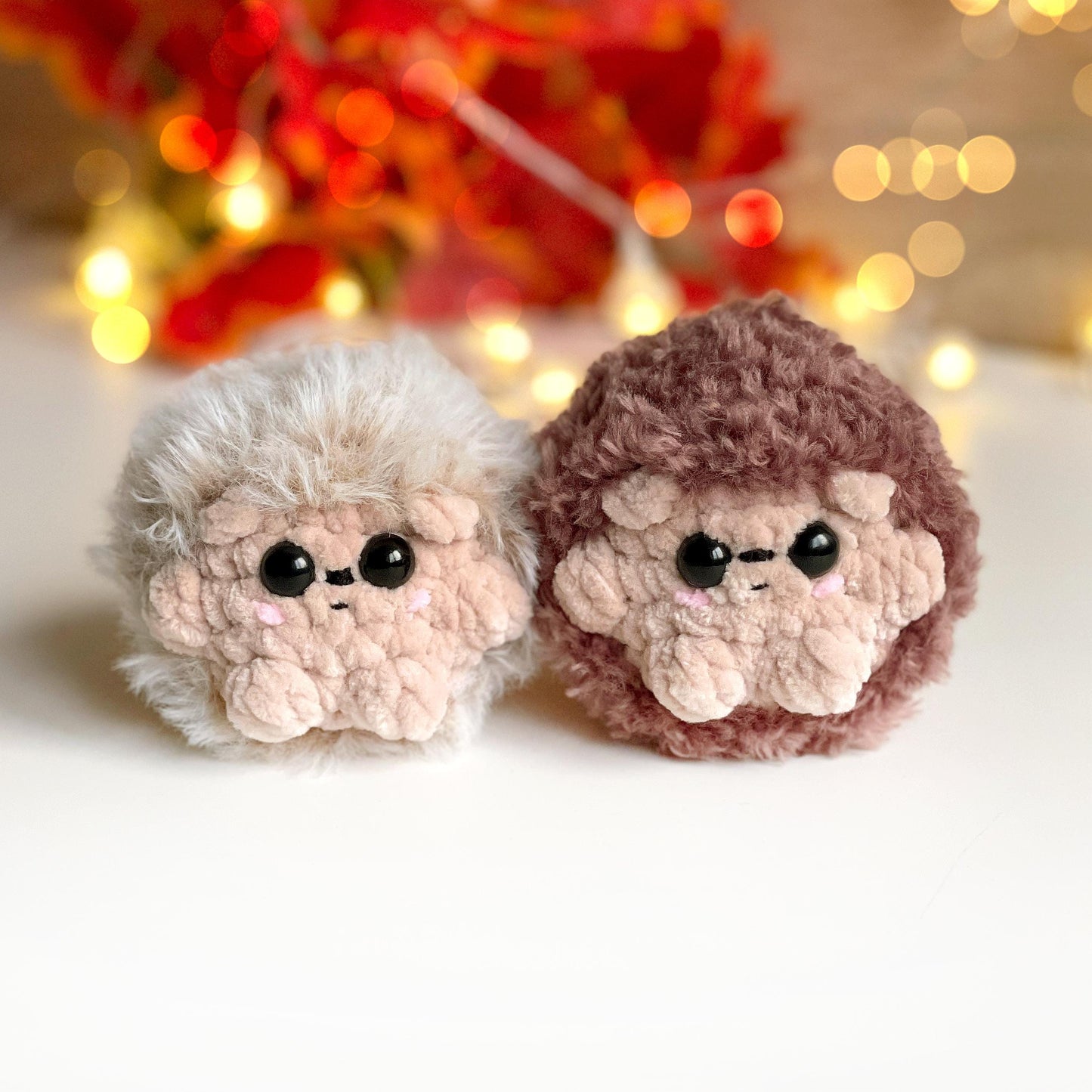 Hedgehog Crochet PATTERN - No Sew