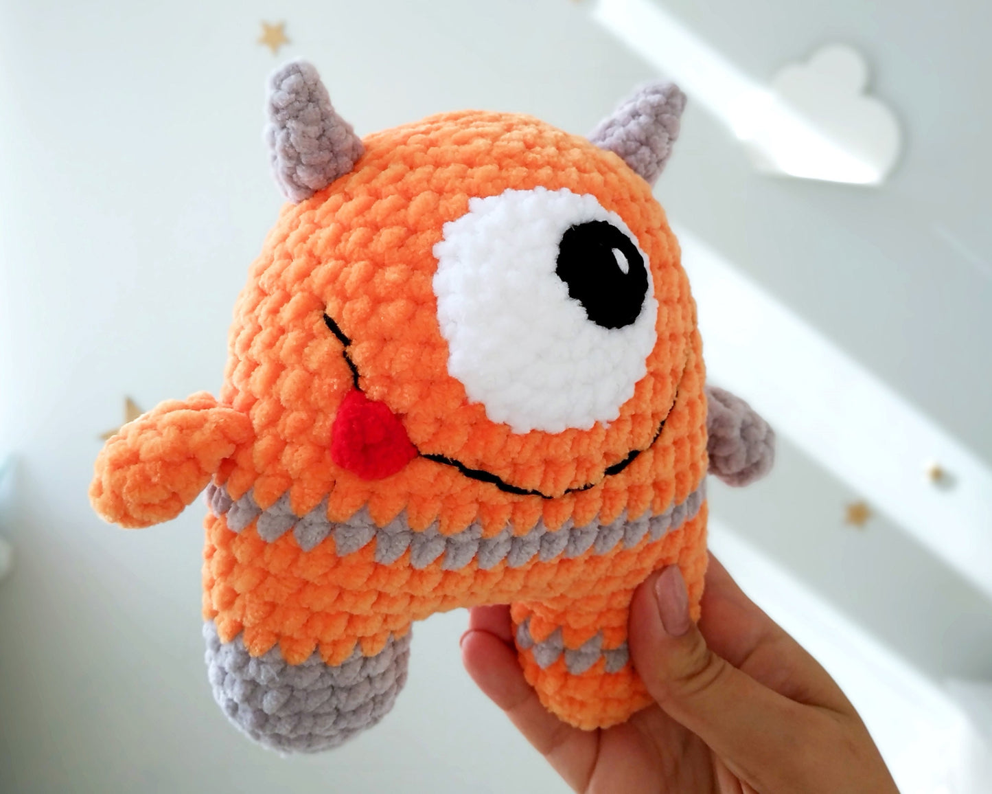 Cute Monsters Crochet Pattern, 3 styles