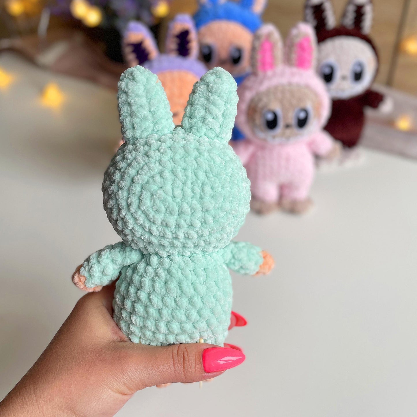 Smiling Bunny Crochet Pattern Bundle (Labubu Fan Art)