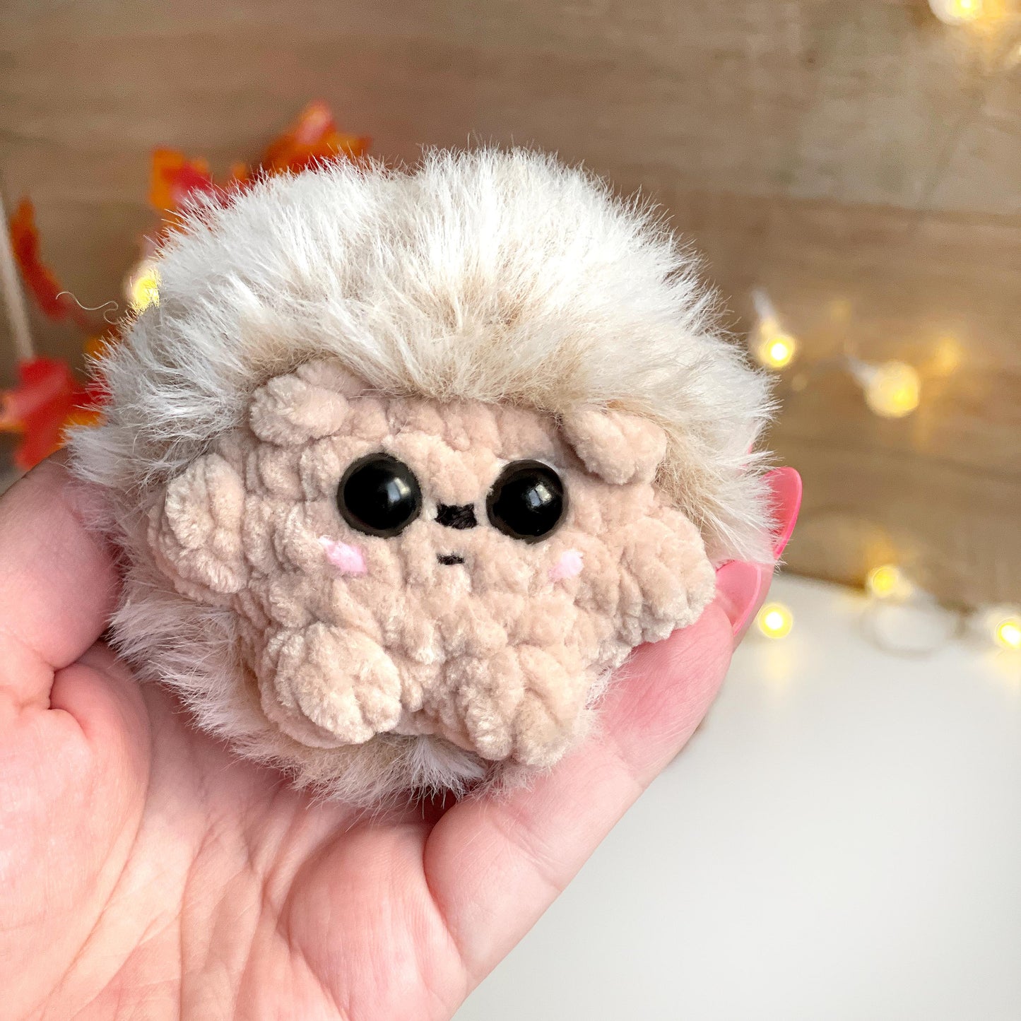 Hedgehog Crochet PATTERN - No Sew