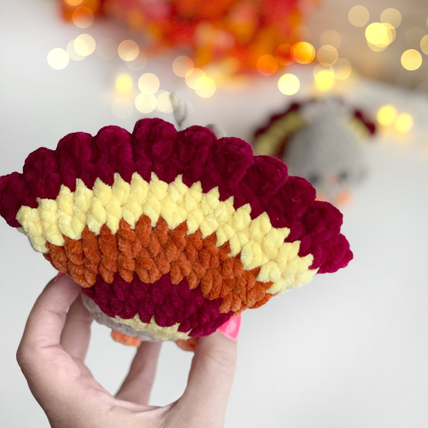 Turkey Crochet PATTERN 2-in-1 - Low Sew