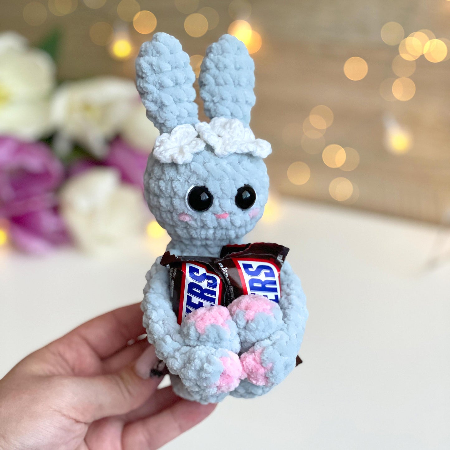 Bunny Candy Holder Crochet Pattern