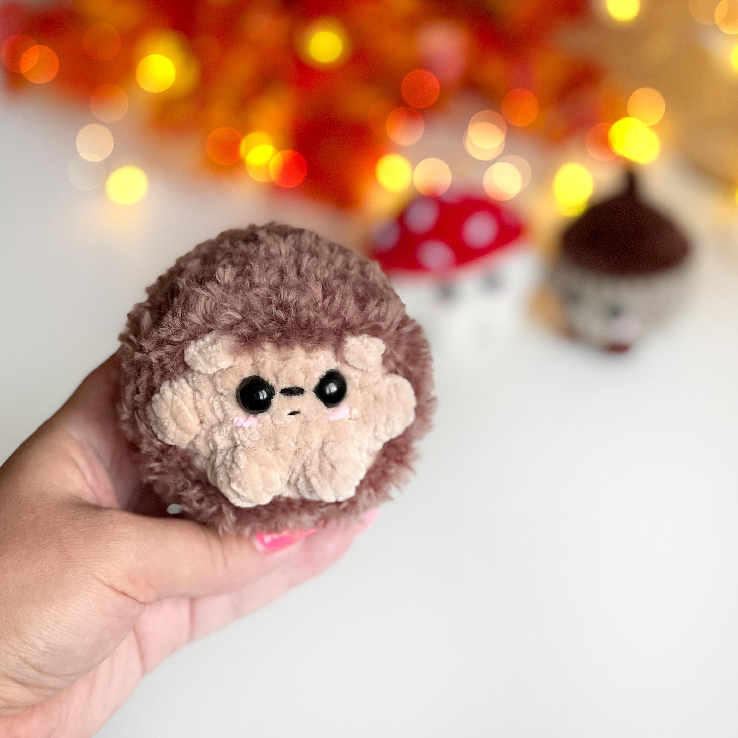 Hedgehog Crochet PATTERN - No Sew